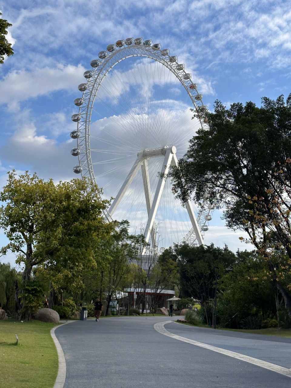 答应我天气好一定要来 晋安湖公园的摩天轮! 真的太出片啦!