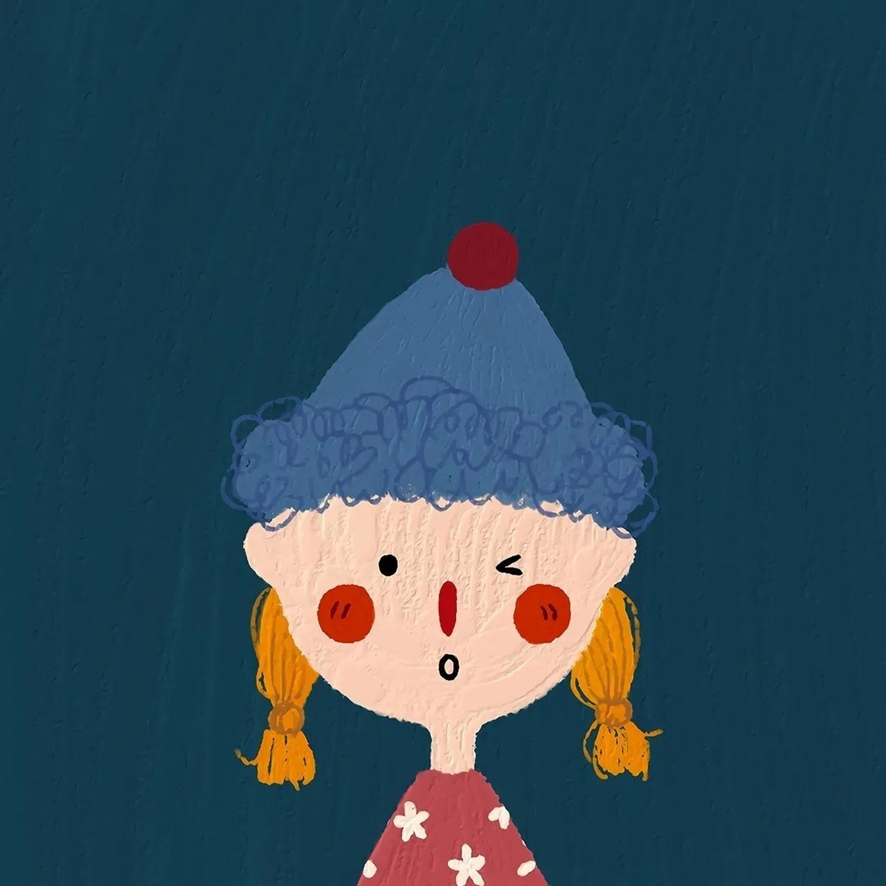 96人物背面图意境太美可爱卡通头像～348 可爱动漫小姐姐的背面图