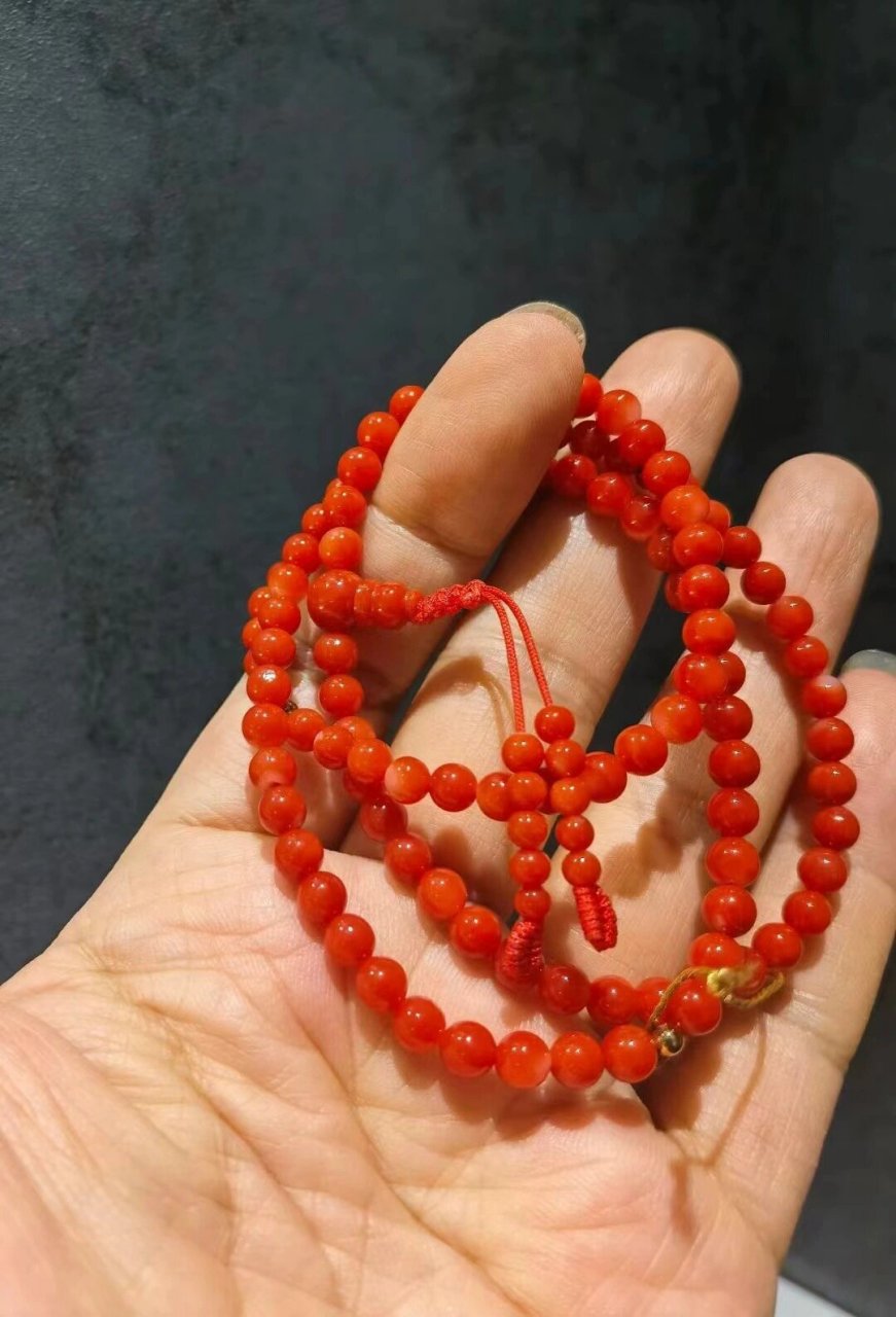 78小御家aka红珊瑚珠串系列～～78 78aka红珊瑚～ 6778海底