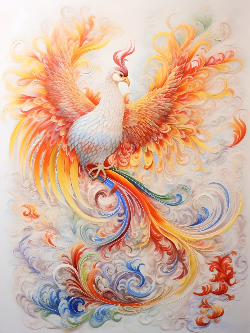 凤凰于飞,传承着千年的神话传说.