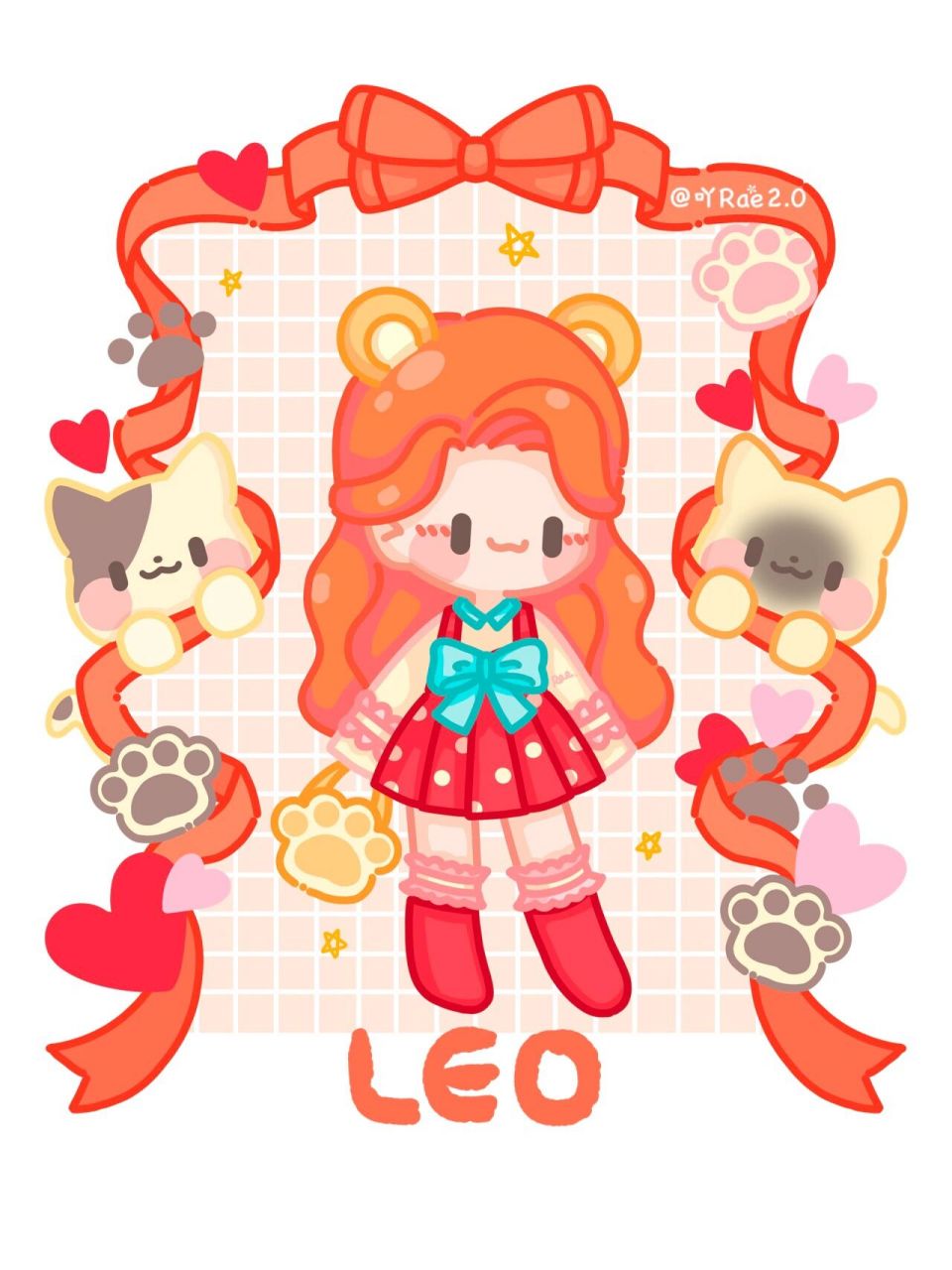 原创q版插画|十二星座可爱拟人系列合集(下) 十二个星座子的集齐啦