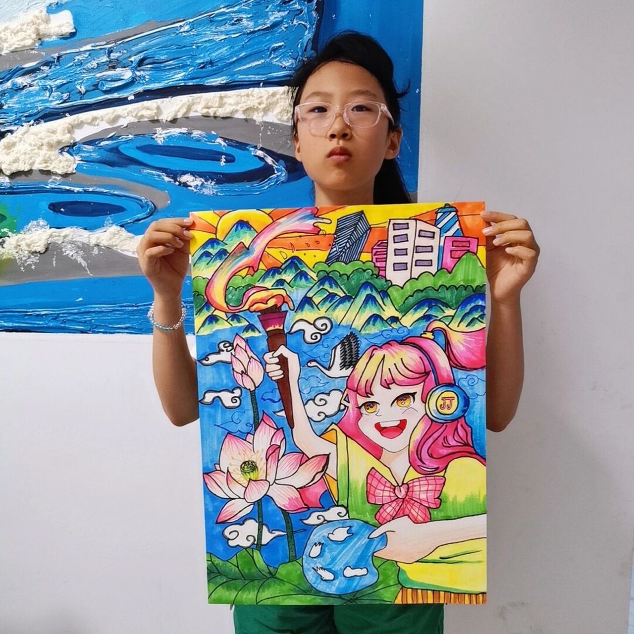 幸福生活 美好家园 学生作品