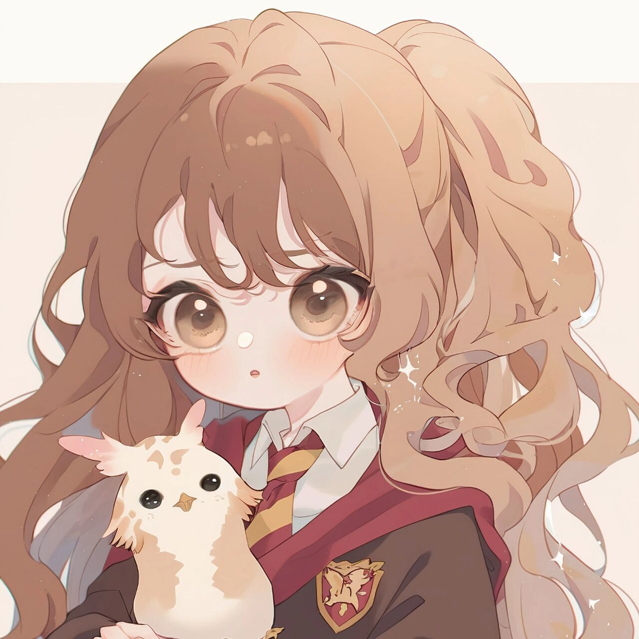 nijijourneyai头像vol.29 哈利波特格兰芬多 哈利波特的可爱风格头像.