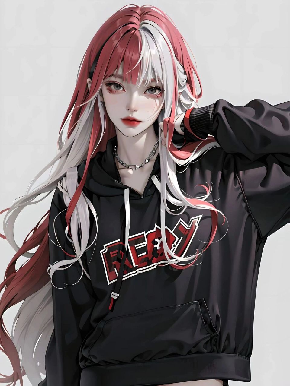 女生头像|白毛挑染御姐系,眼神我爱了 只要不关注任何人的动态,不揣测