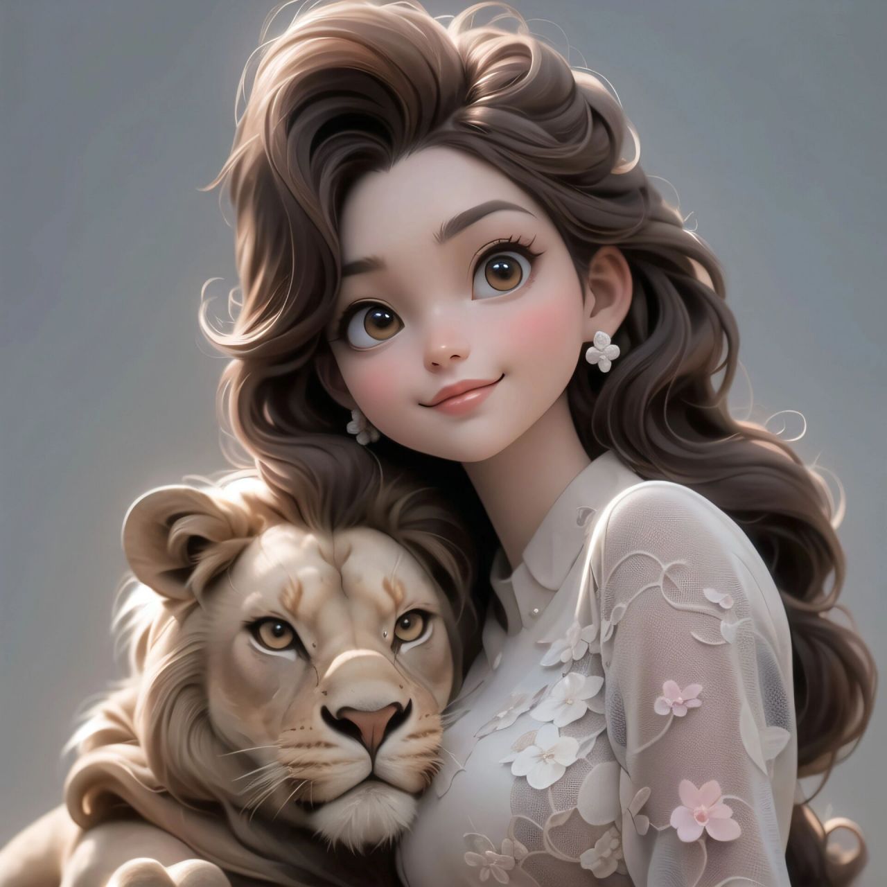 女生头像 十二星座系列之狮子座  狮子和它的迪士尼公主