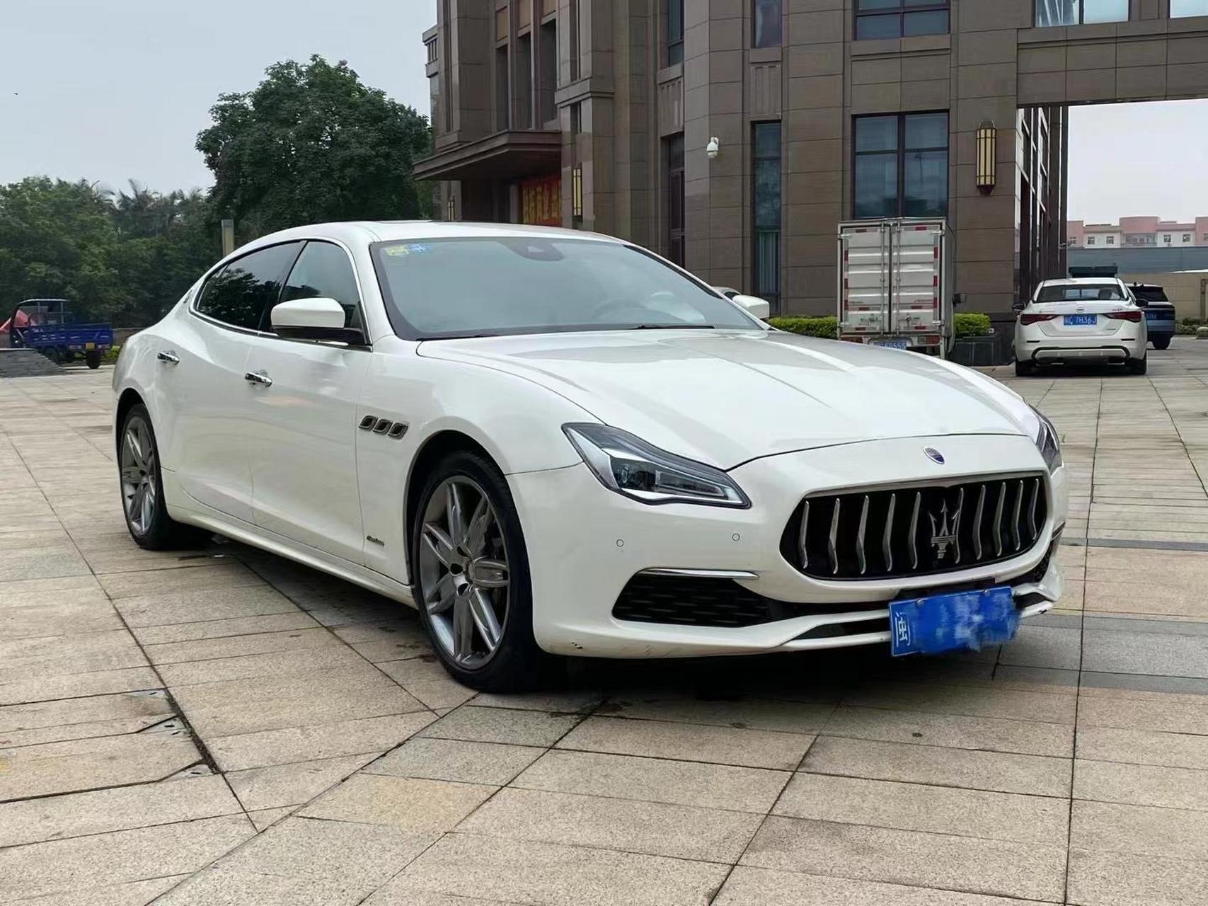 18年5月玛莎拉蒂总裁,430hp02sq4版本白色外观,杰尼亚内饰,4座,4座