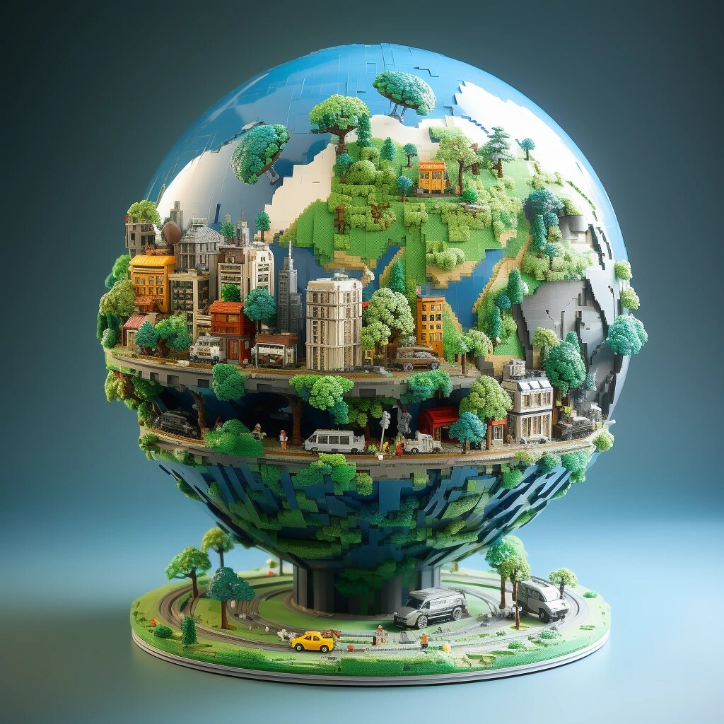 midjourney 地球仪🌍