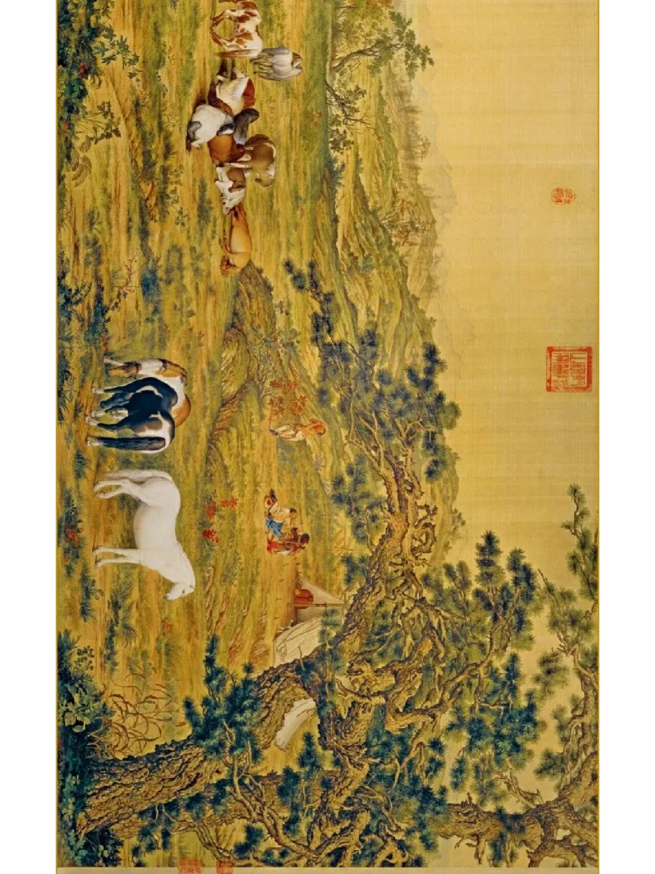 中国十大传世名画-《百骏图
