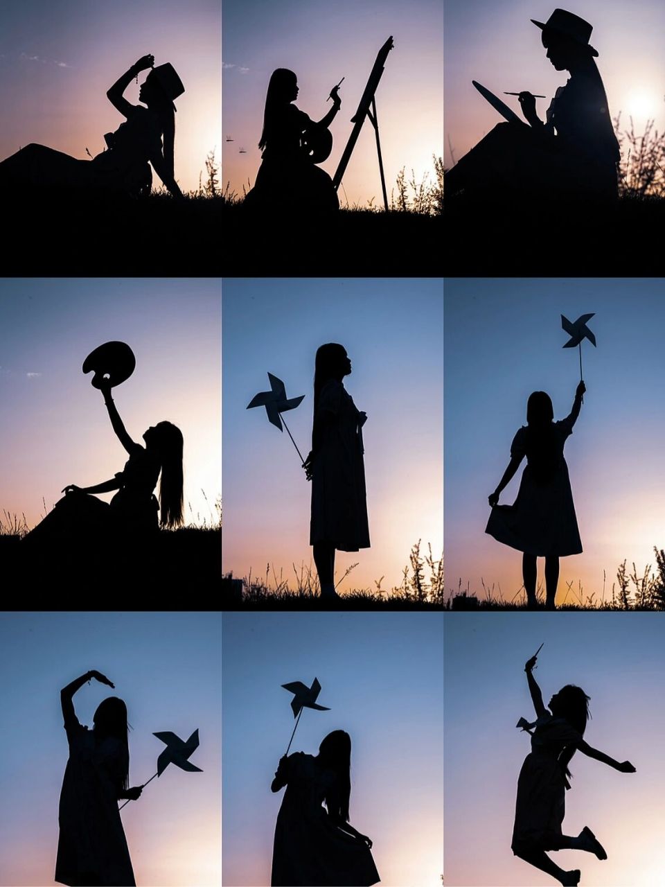 被私藏的落日剪影打卡地|剪影拍照姿势分享  在92落日时分拍剪映