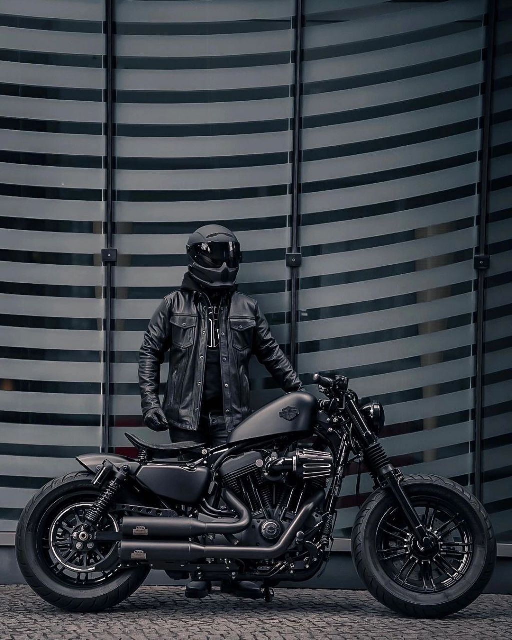 哈雷x48 | darth vader/jp bobber style 机车 摩托车 哈雷x48 哈雷戴