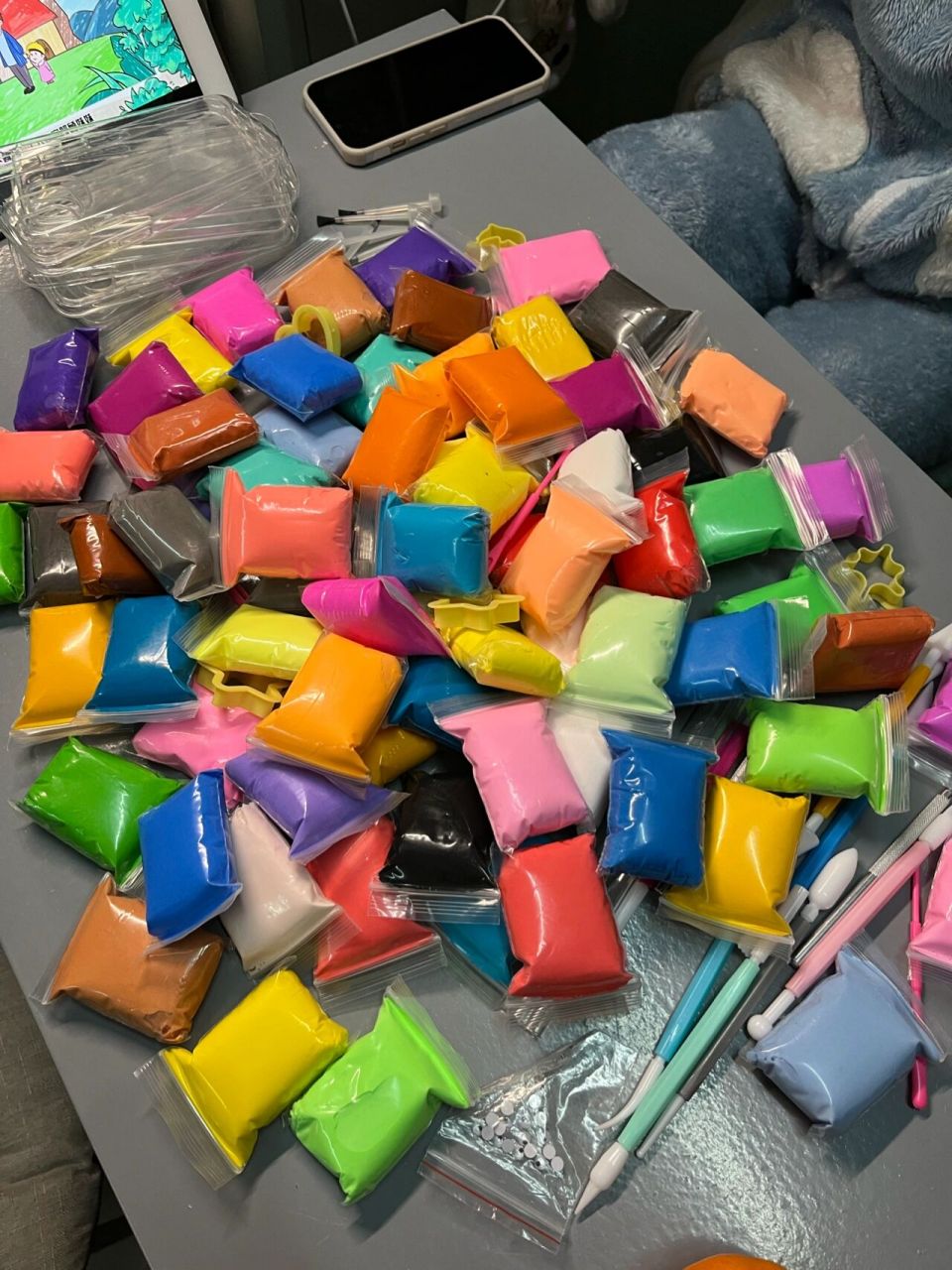 超轻粘土手机壳～简单易学可爱 自己在宿舍diy粘土手机壳啦0290