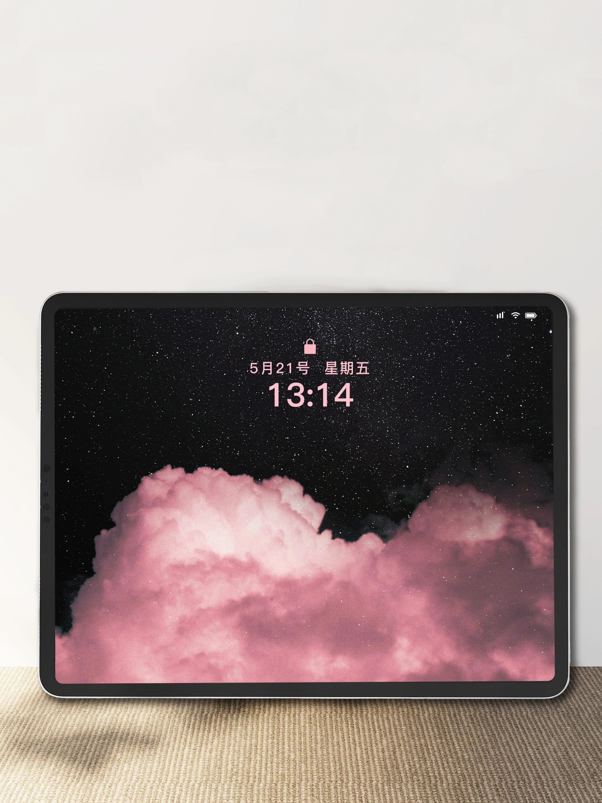 ipad壁纸|粉色星空|ins风简约壁纸 粉色星空ipad壁纸来啦～92