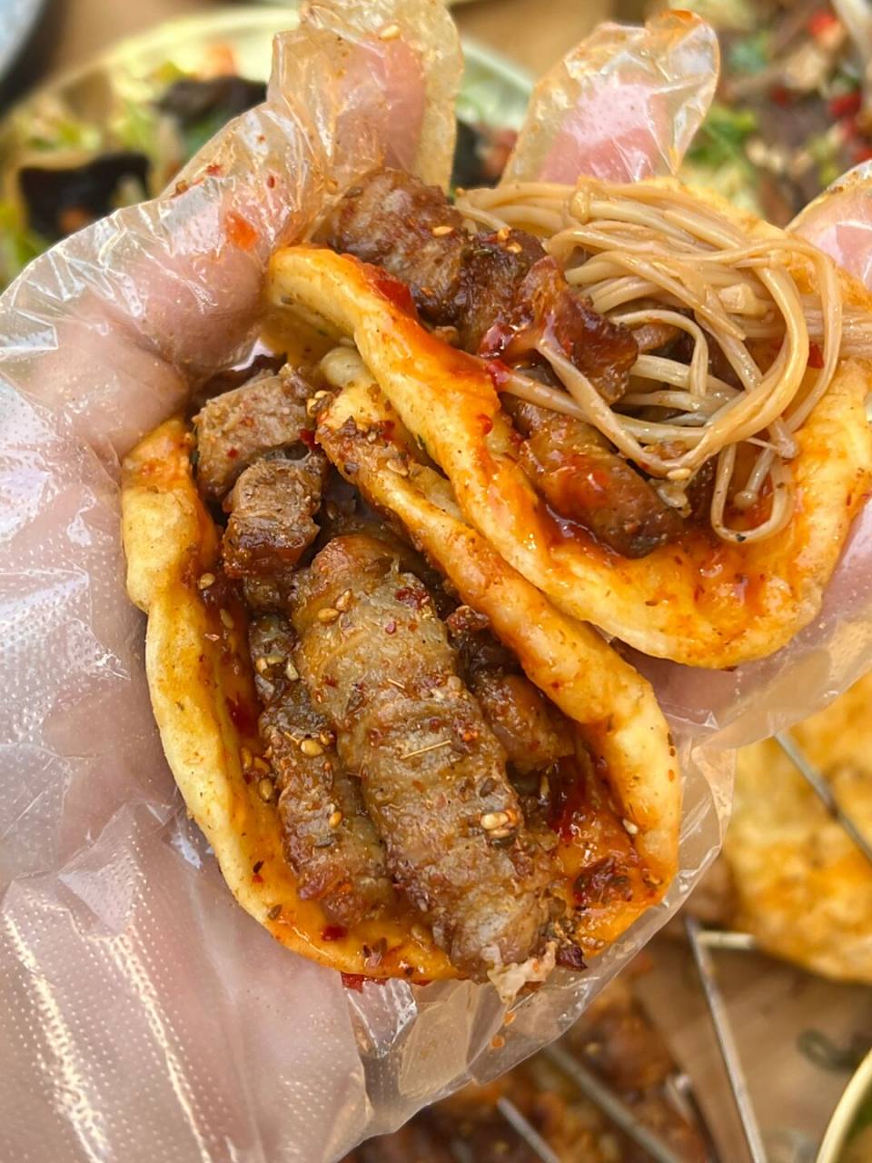 关于近期在大连唯一想推荐的烧烤77肇东小饼 #夜宵吃什么# #烧烤