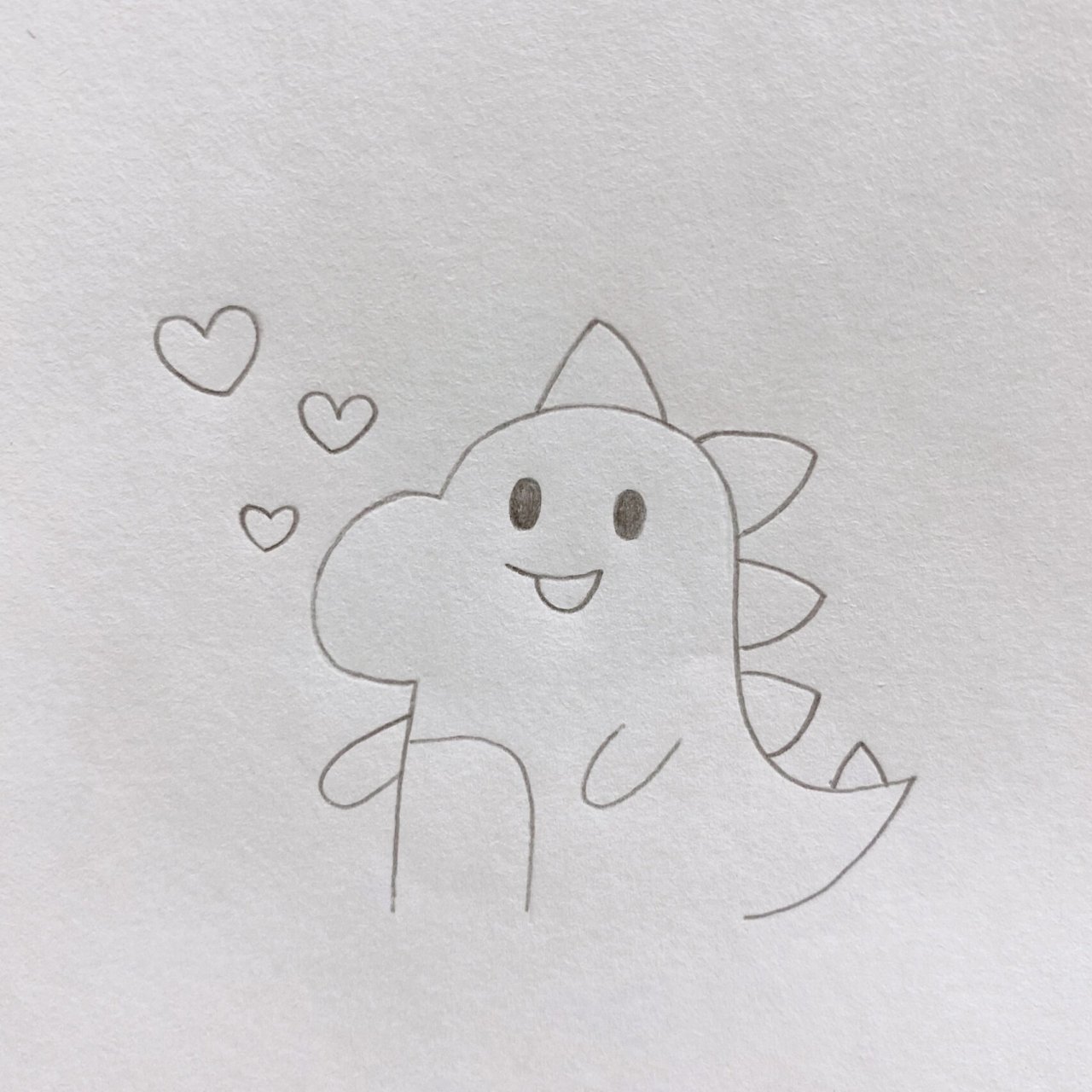 小恐龙简笔画教程