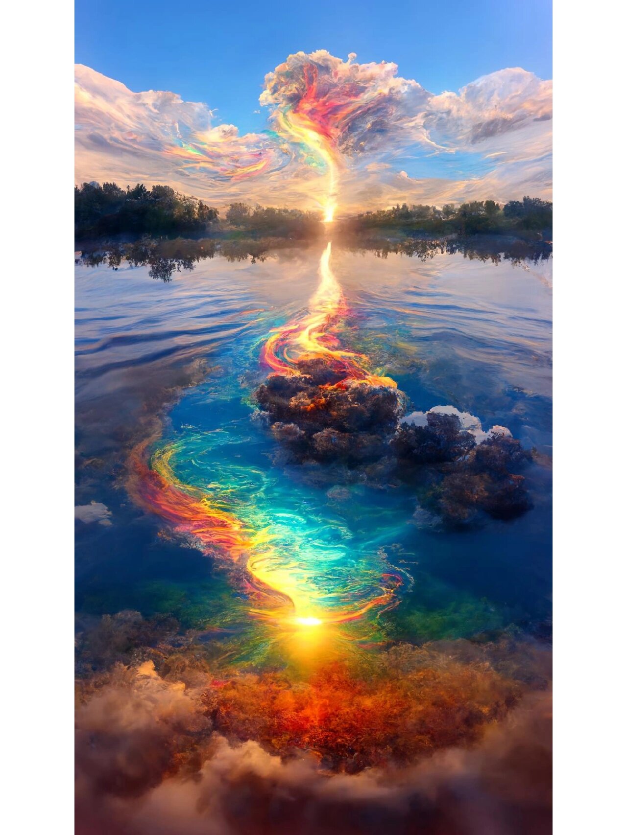 星空壁纸,最美的的极光