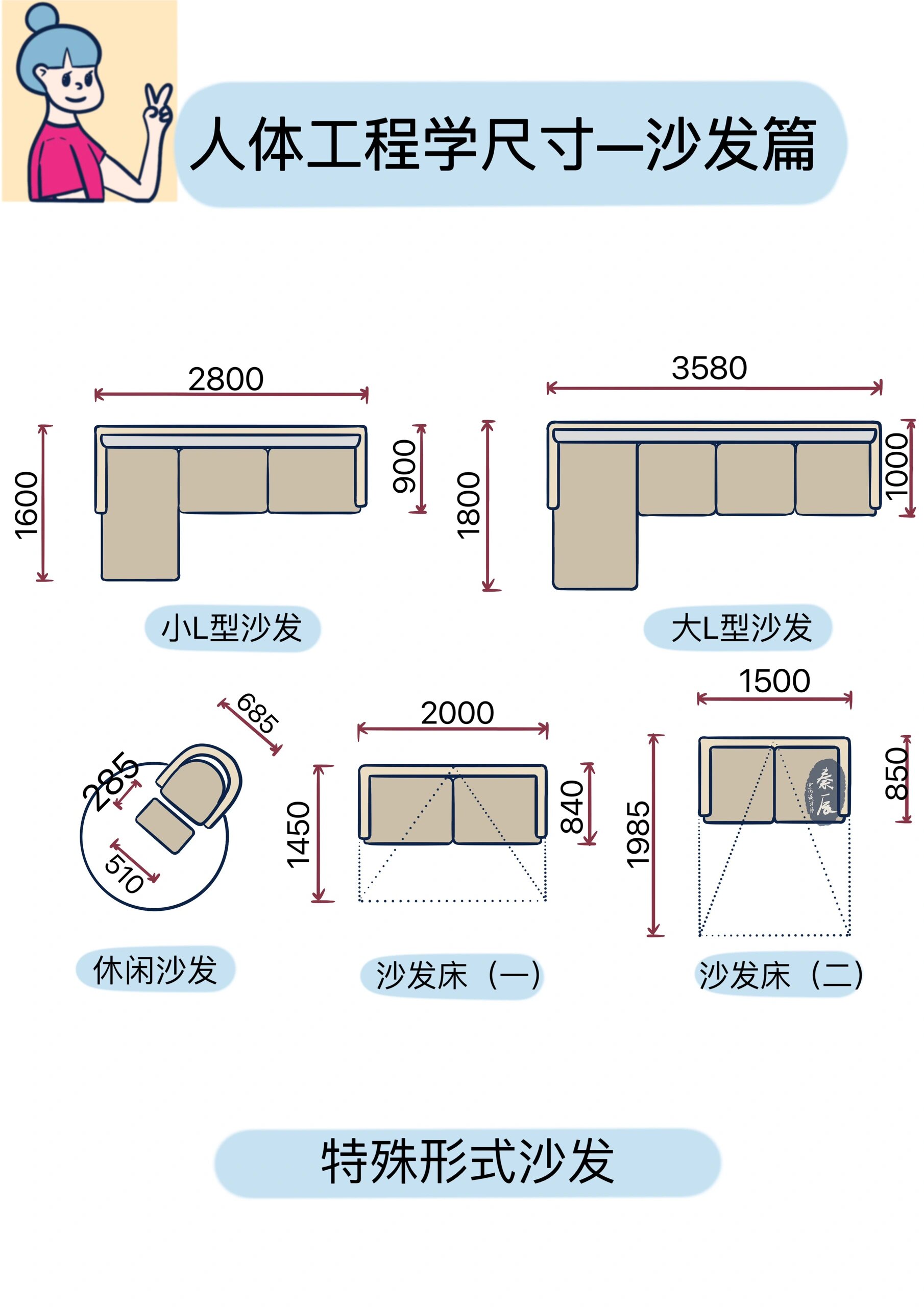 三人沙发标准尺寸图图片