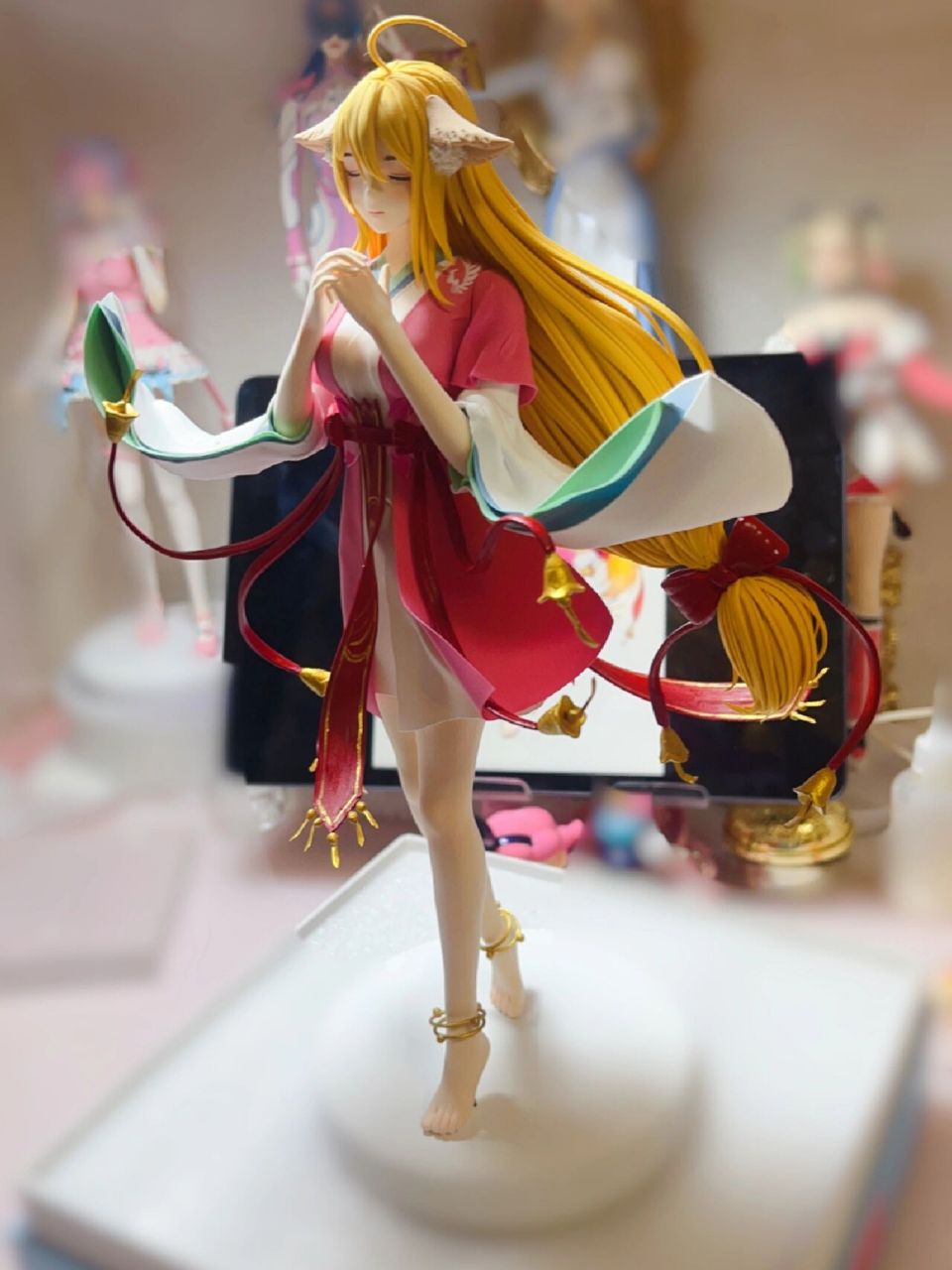 狐妖小红娘涂山苏苏 粘土手办 不爱打水印   制作不易请勿盗图