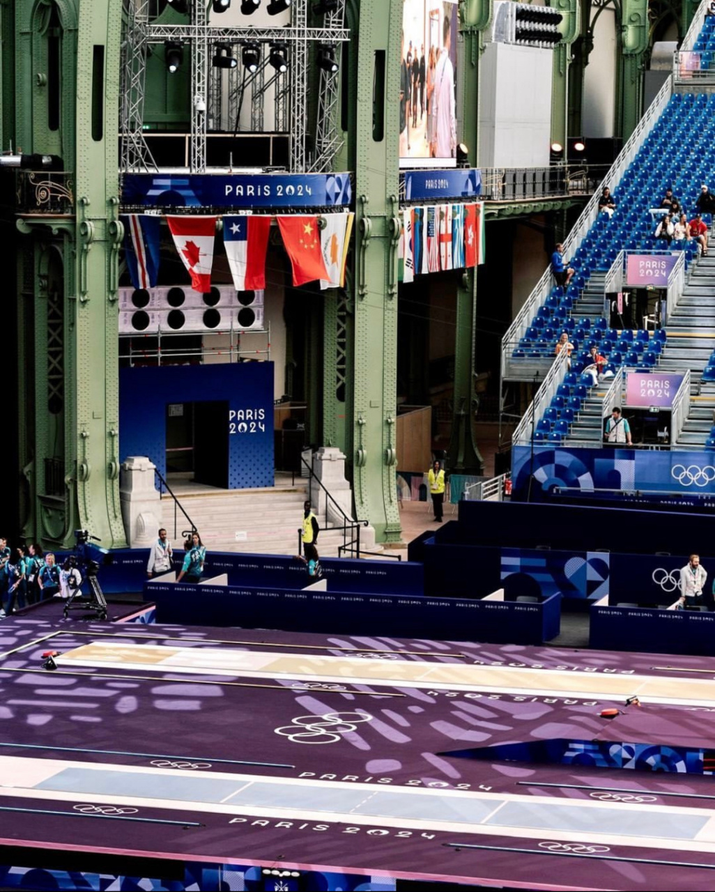 奥运会超话 来感受一下巴黎奥运场馆的魅力05 #击剑