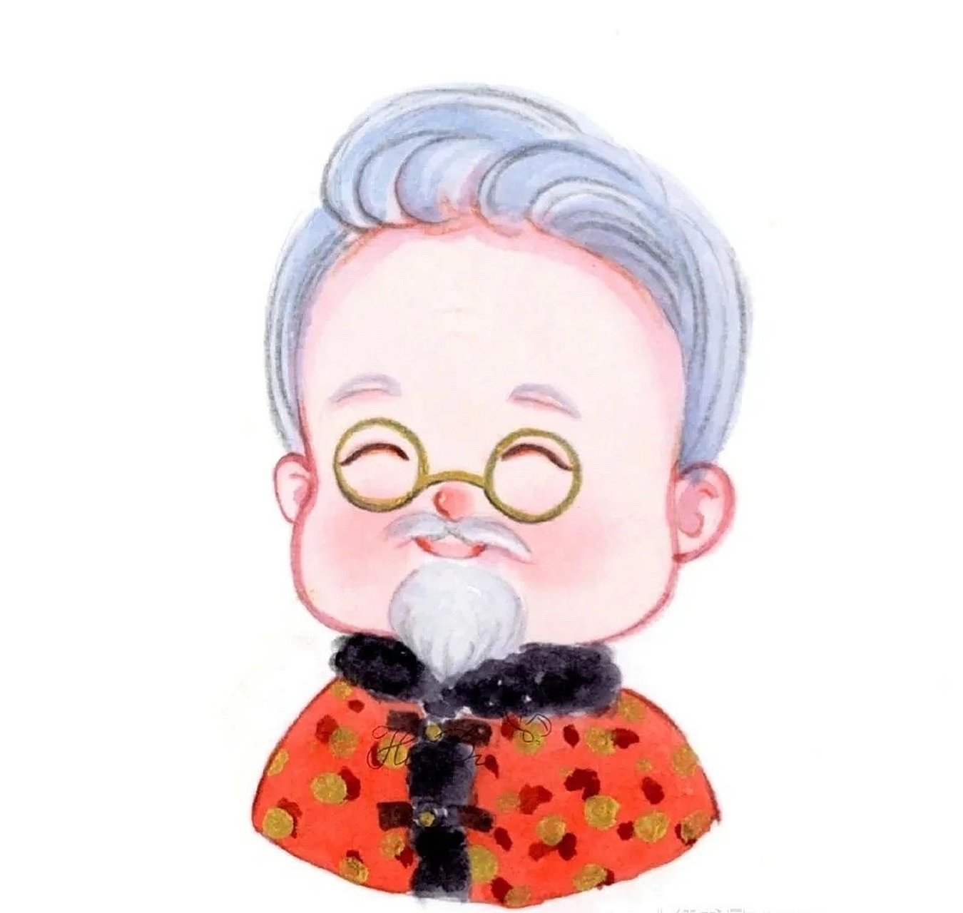 一家人卡通图片来咯! 爷爷奶奶爸爸妈妈哥哥姐姐弟弟妹妹