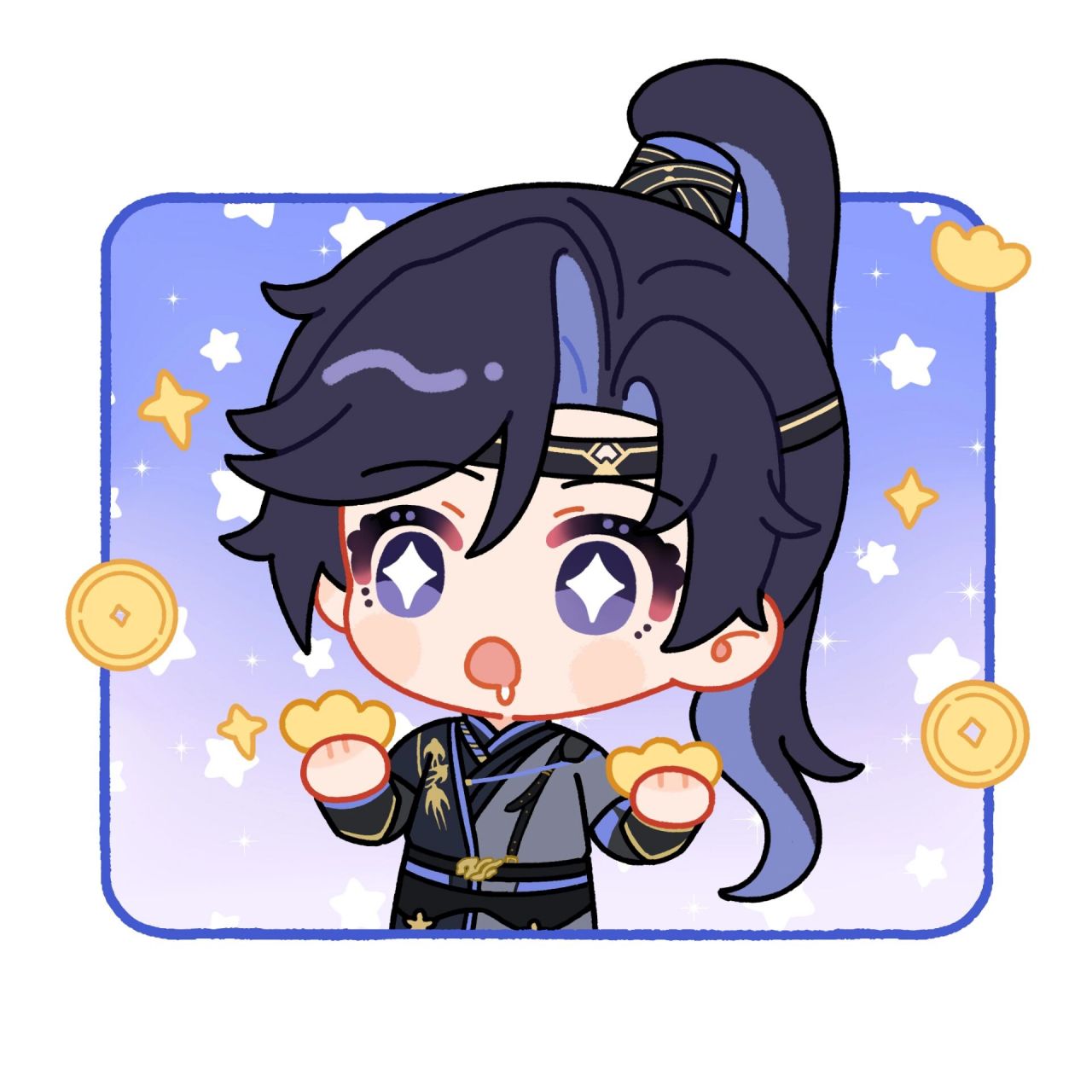 【代号鸢】画了一组头像 画了5个男主们!