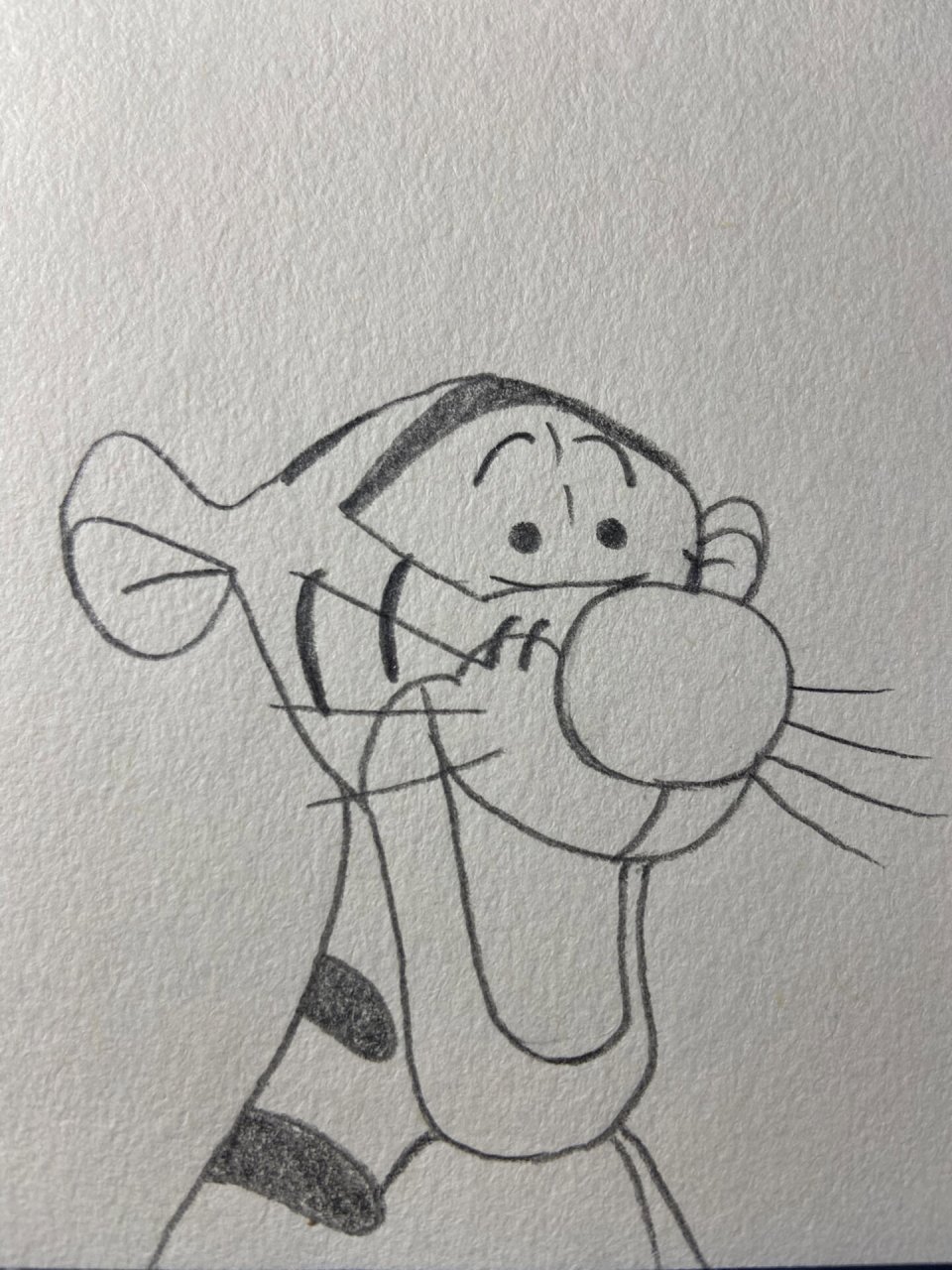 跳跳虎 儿童简笔画 手绘