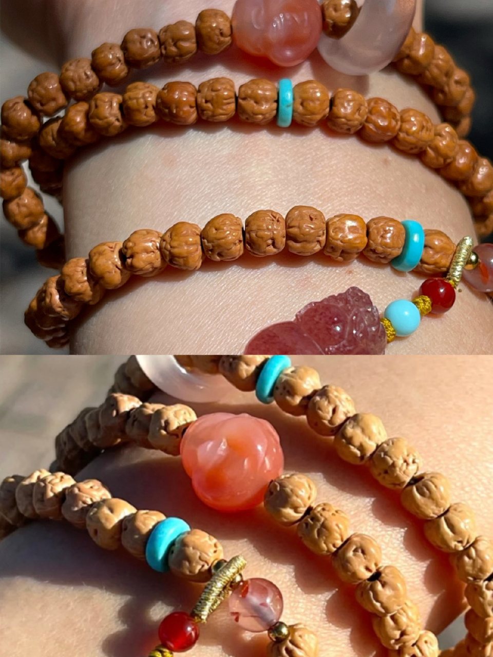 藏式佛手小金刚,我亲眼见证了它每天的变化 藏式佛手小金刚盘玩上色真