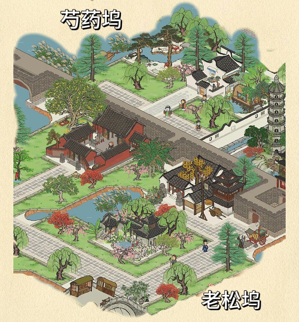 江南百景图苏州全布局
