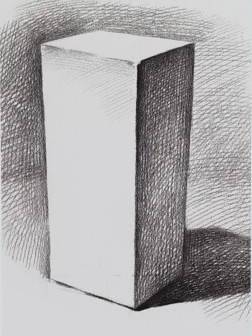 长方体素描步骤