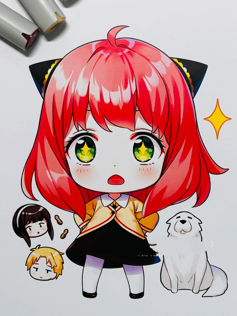 粉色头发合集| q版动漫 卡通女生