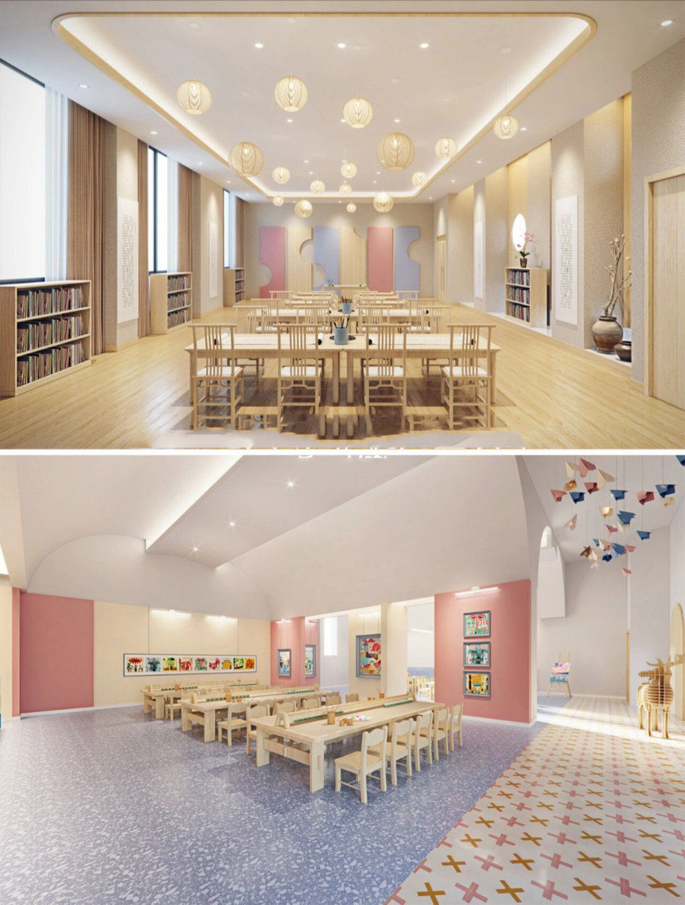 原创 | 幼儿园教室设计 托育活动室设计 幼儿园室内环境,大多以多样化