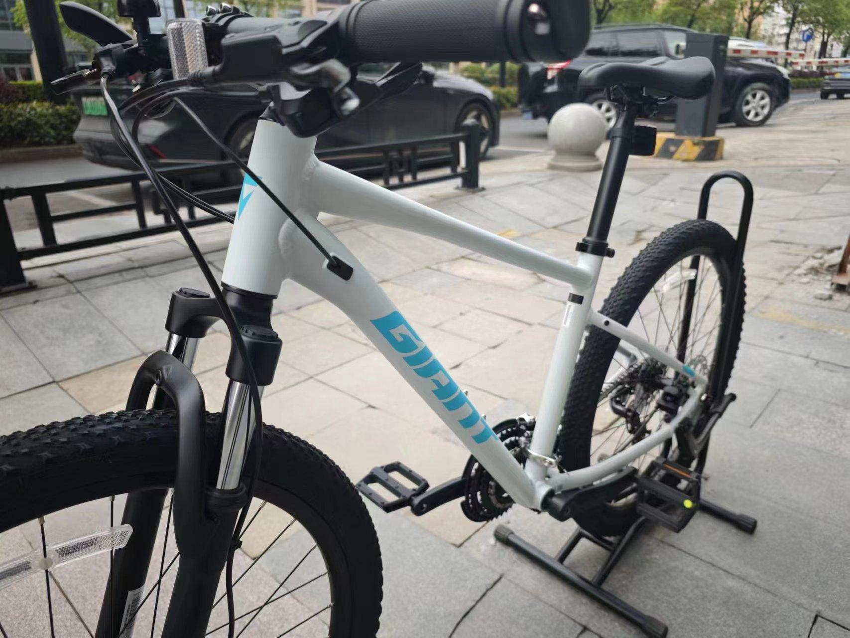 新款atx720 全消光银鼠灰捷安特自行车