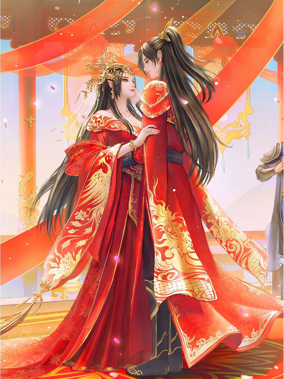 结婚纪念日贺图一 玄黄要塞婚礼同人图,转自斗破苍穹美杜莎女王超话