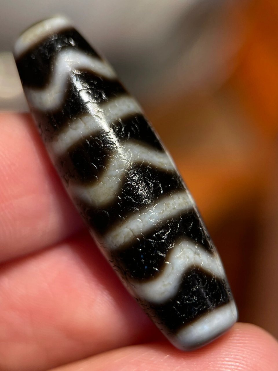 水纹天珠 太美啦….