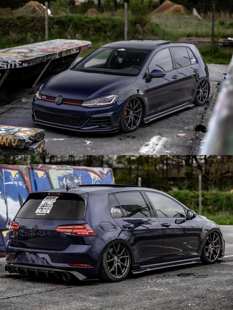 大众高尔夫mk7.5gti改装案例分享!