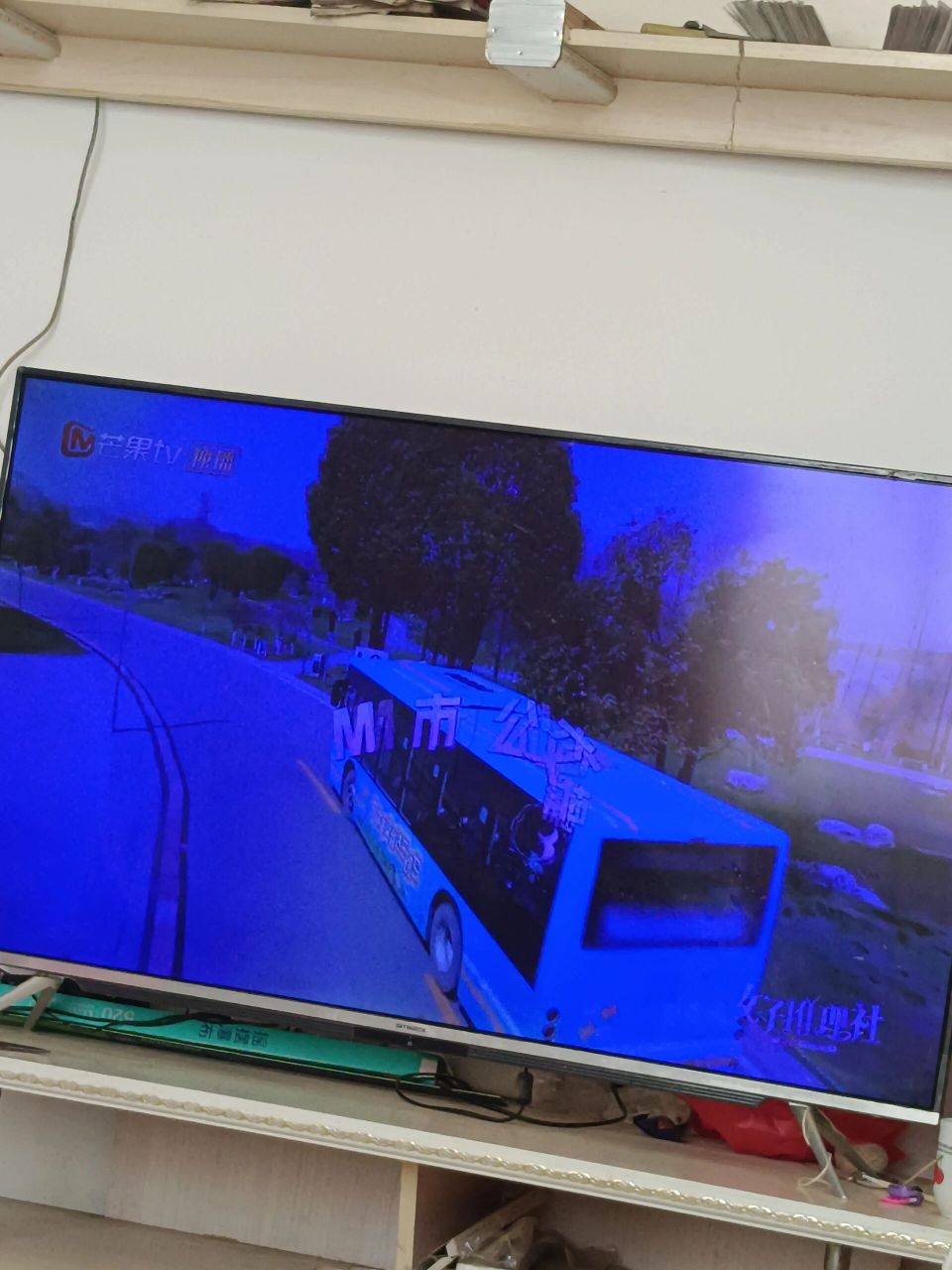 电视发蓝咋办09 求助