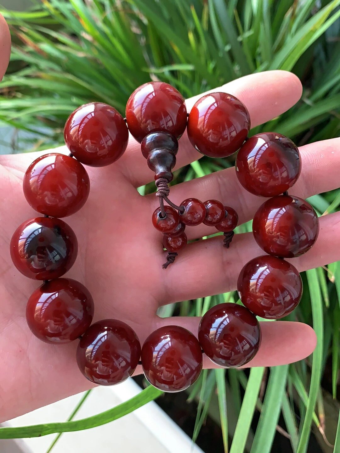 红牦牛角手串手链新鲜出炉