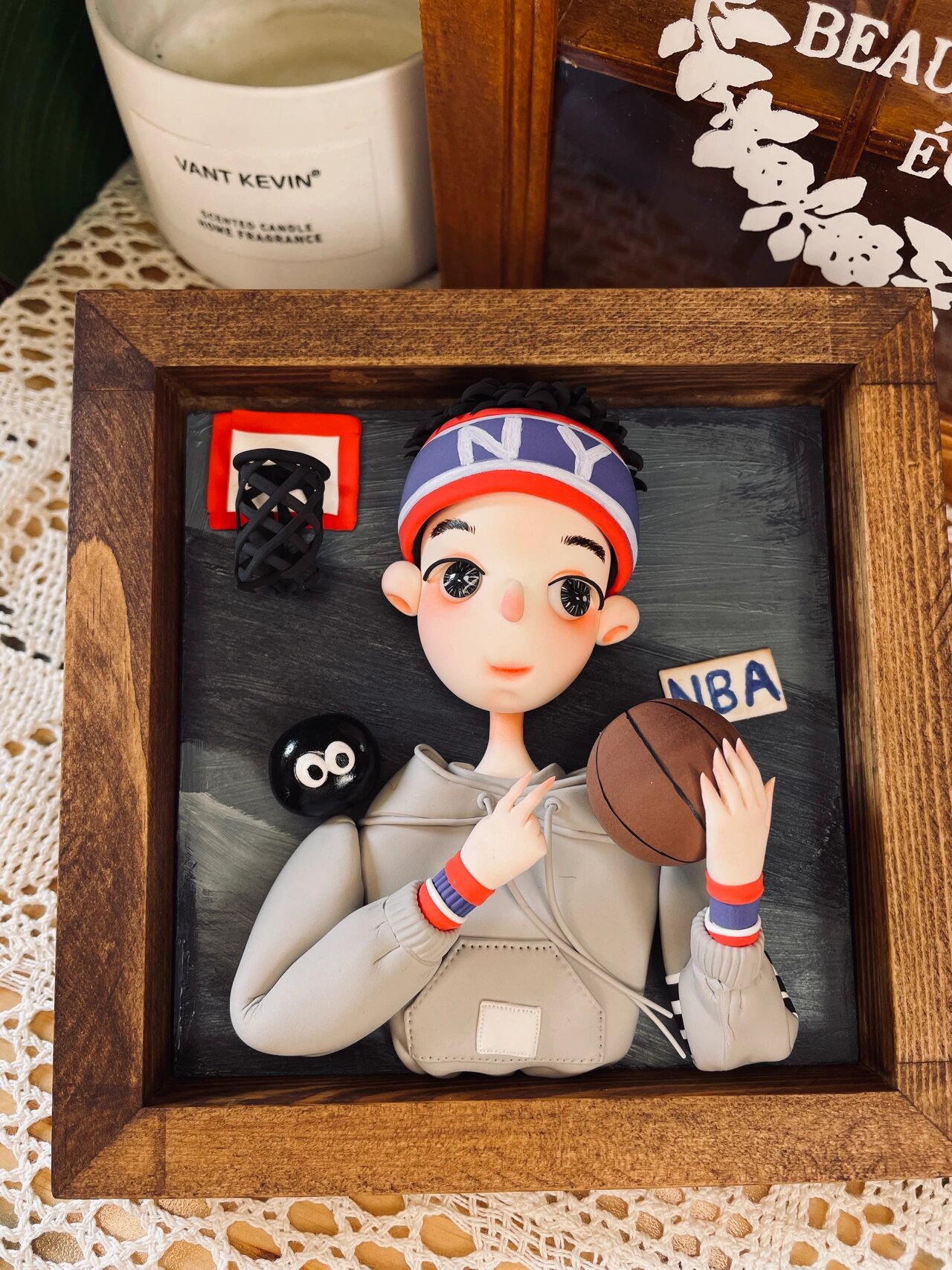 粘土手作|篮球boy