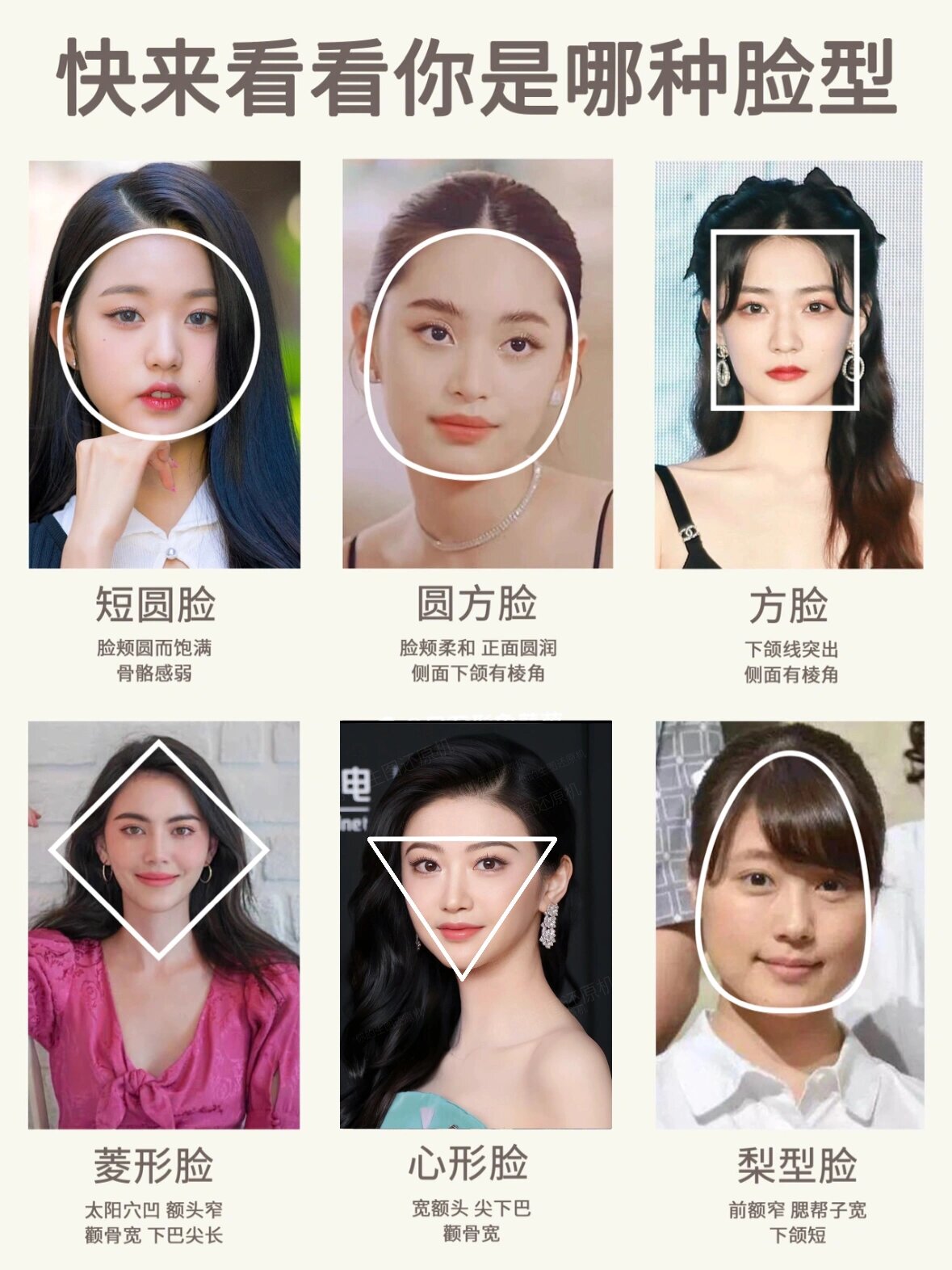 干货|6种脸型适合发型选对风格颜值翻倍?