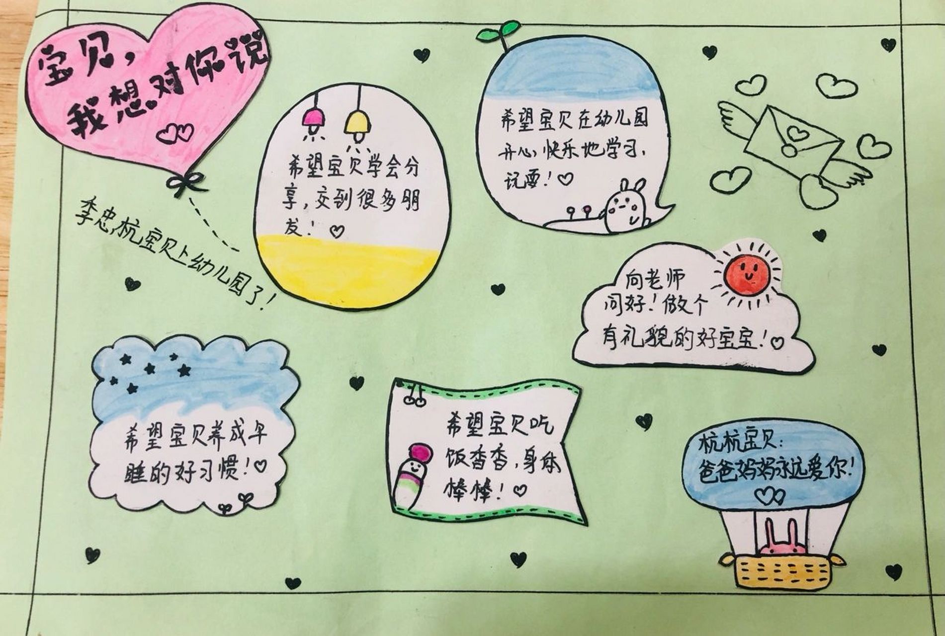 幼儿园小班新生刚入园 家长寄语