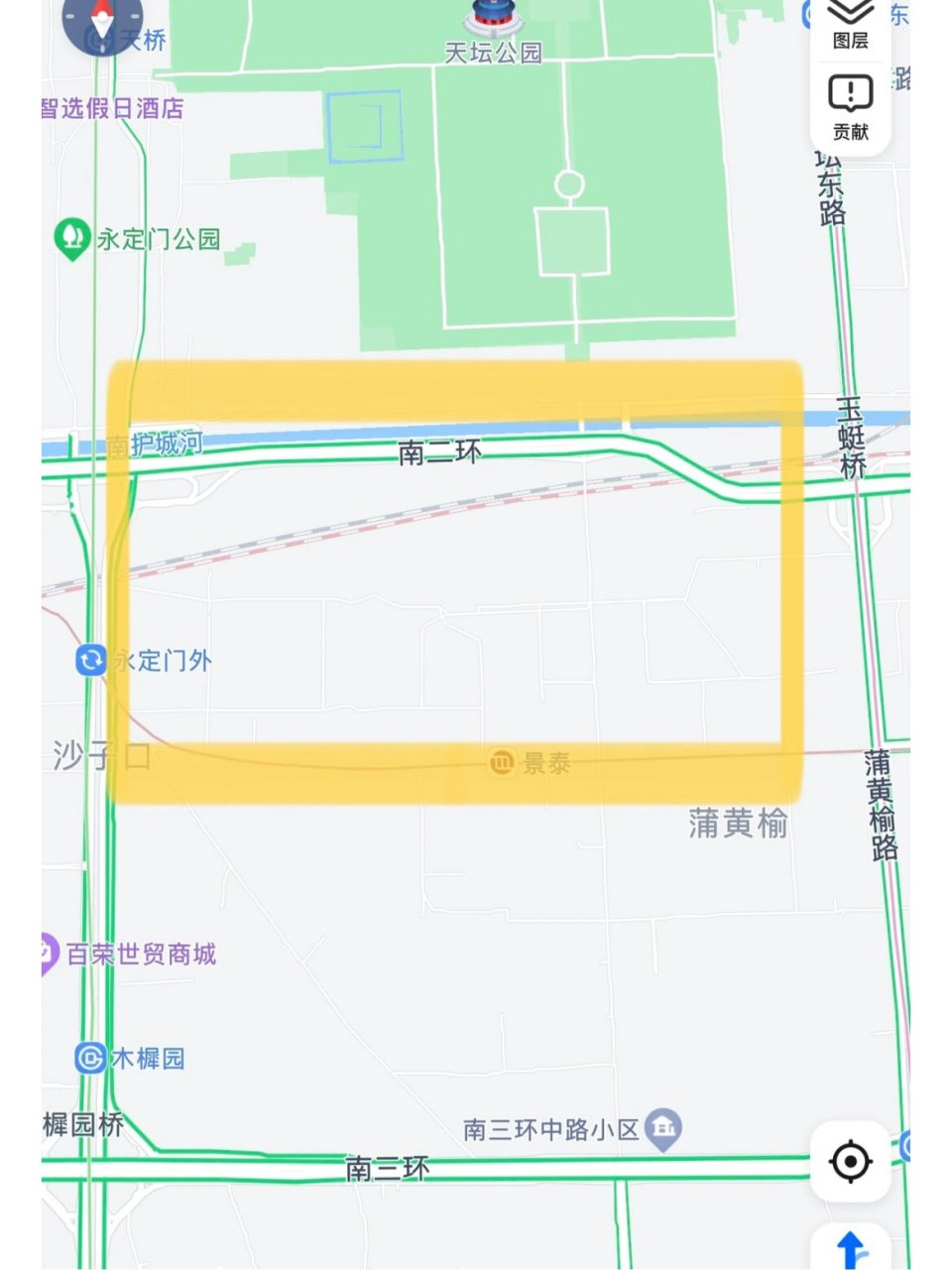 北京二环线路图最新图片