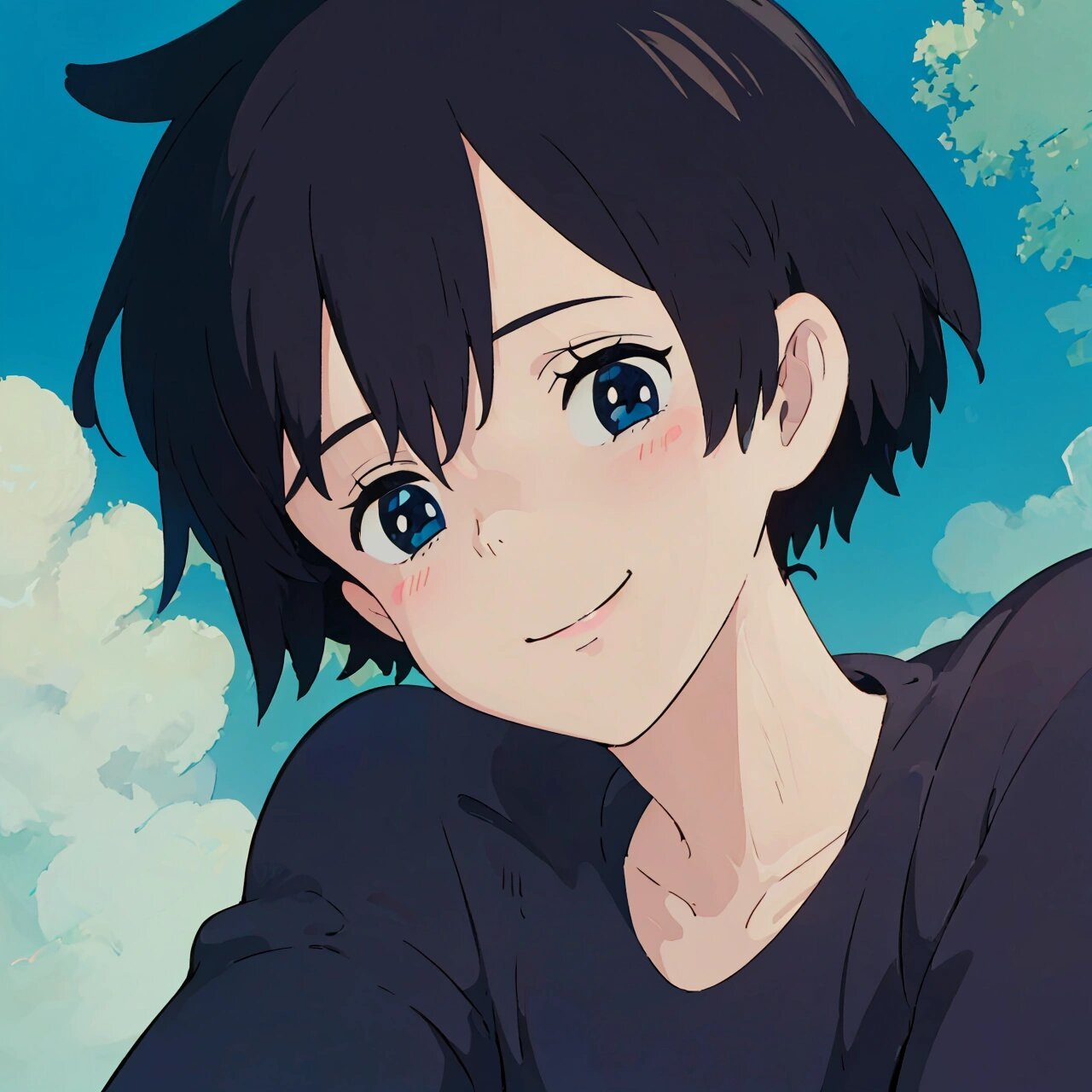 宫崎骏动漫男生头像|你曾是少年