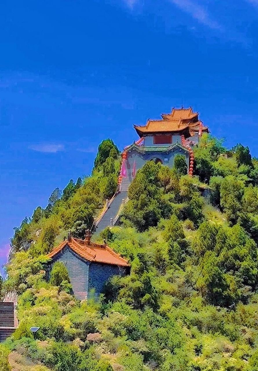 山西|钰山,一座好多道观的山 主峰海拔973米,珏山风景素以险峻,雄奇