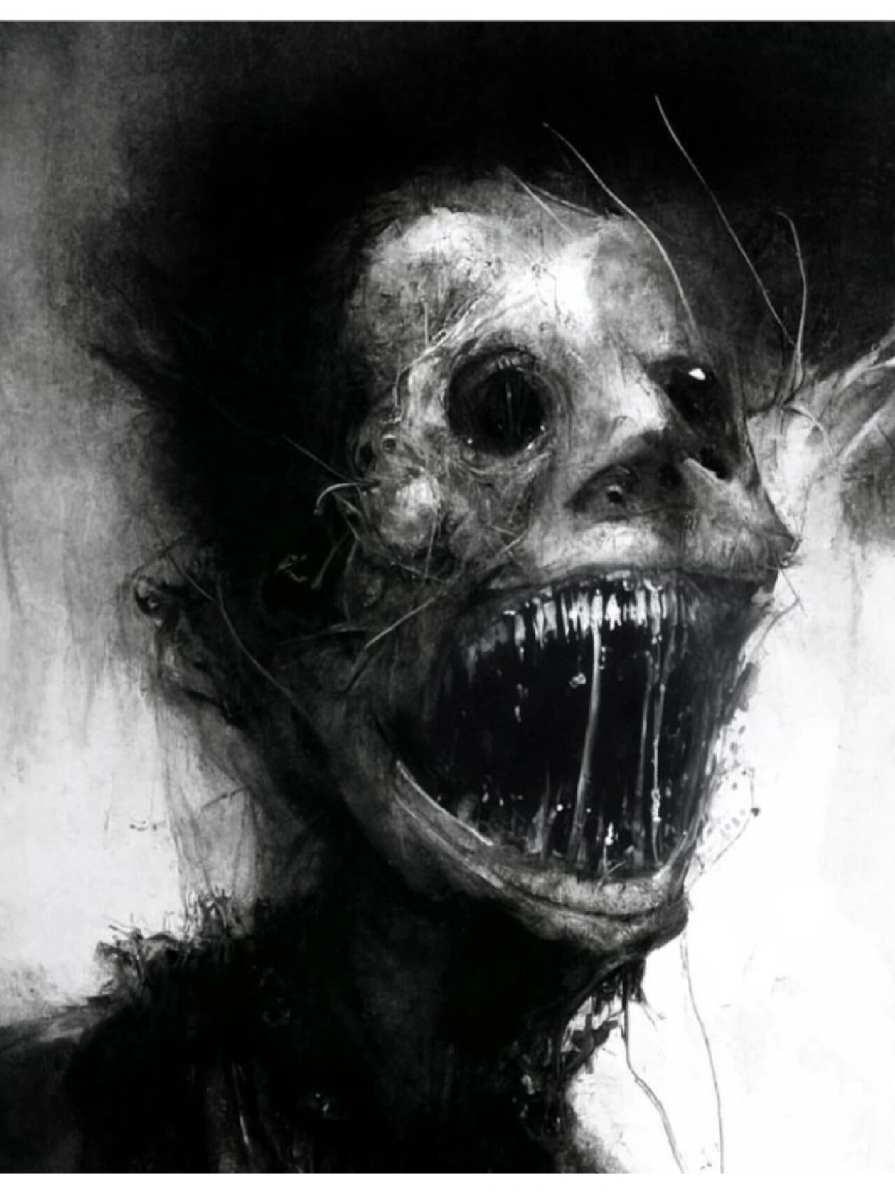 ins发现 | 诡异黑白插画