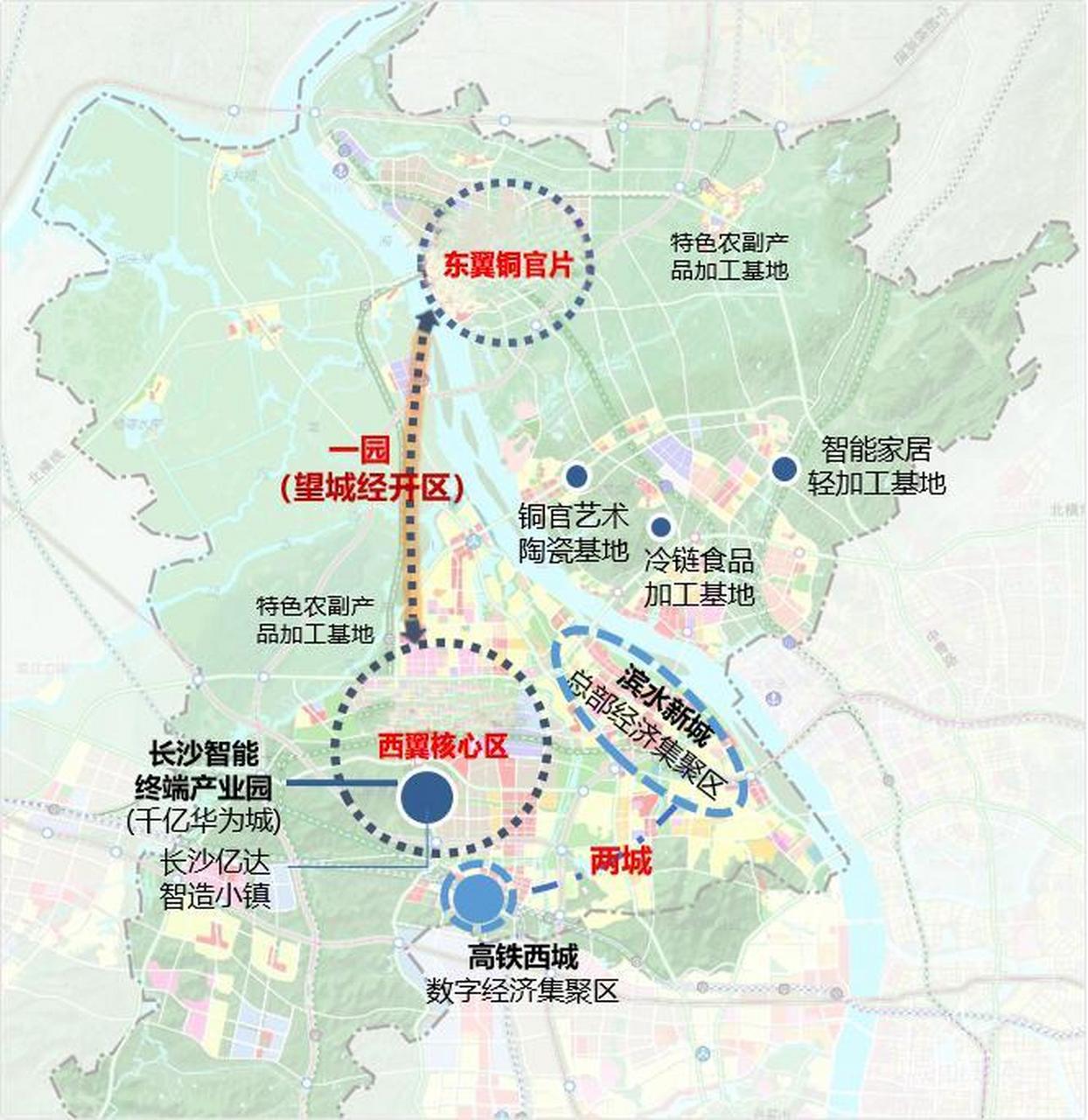 园区布局,生态格局,交通运输(高铁,高速等)十四五规划长沙 (1)城市