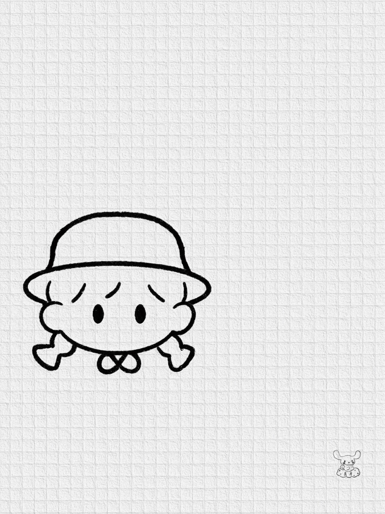 一起来画cr卓大王键盘简笔画教程分享96