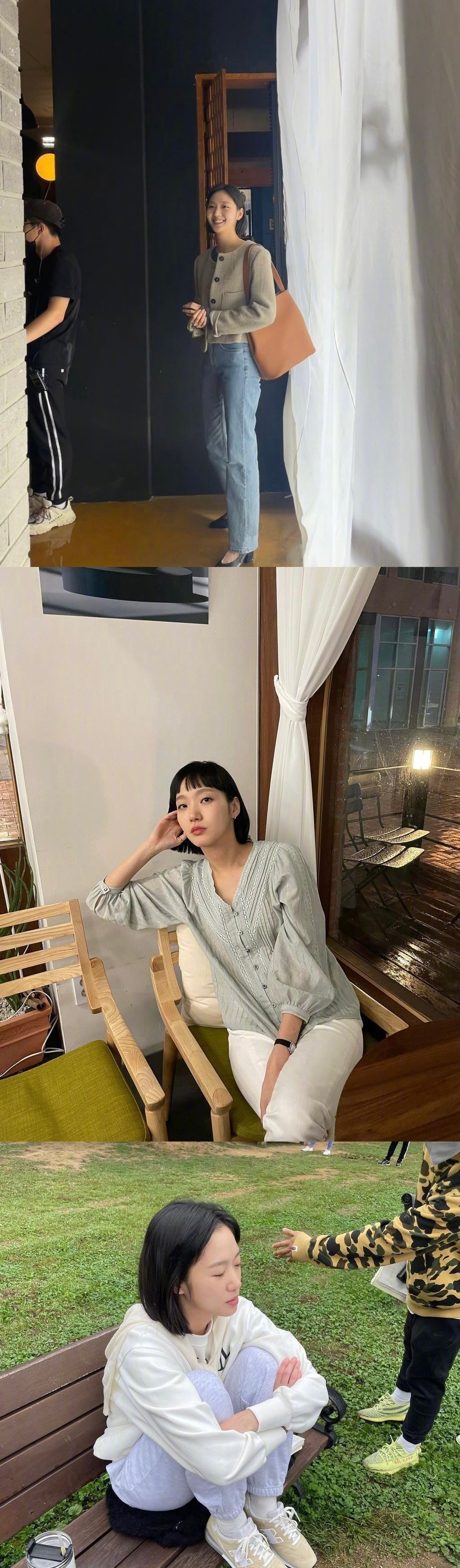 金高银近期日常私服穿搭,随性时髦!