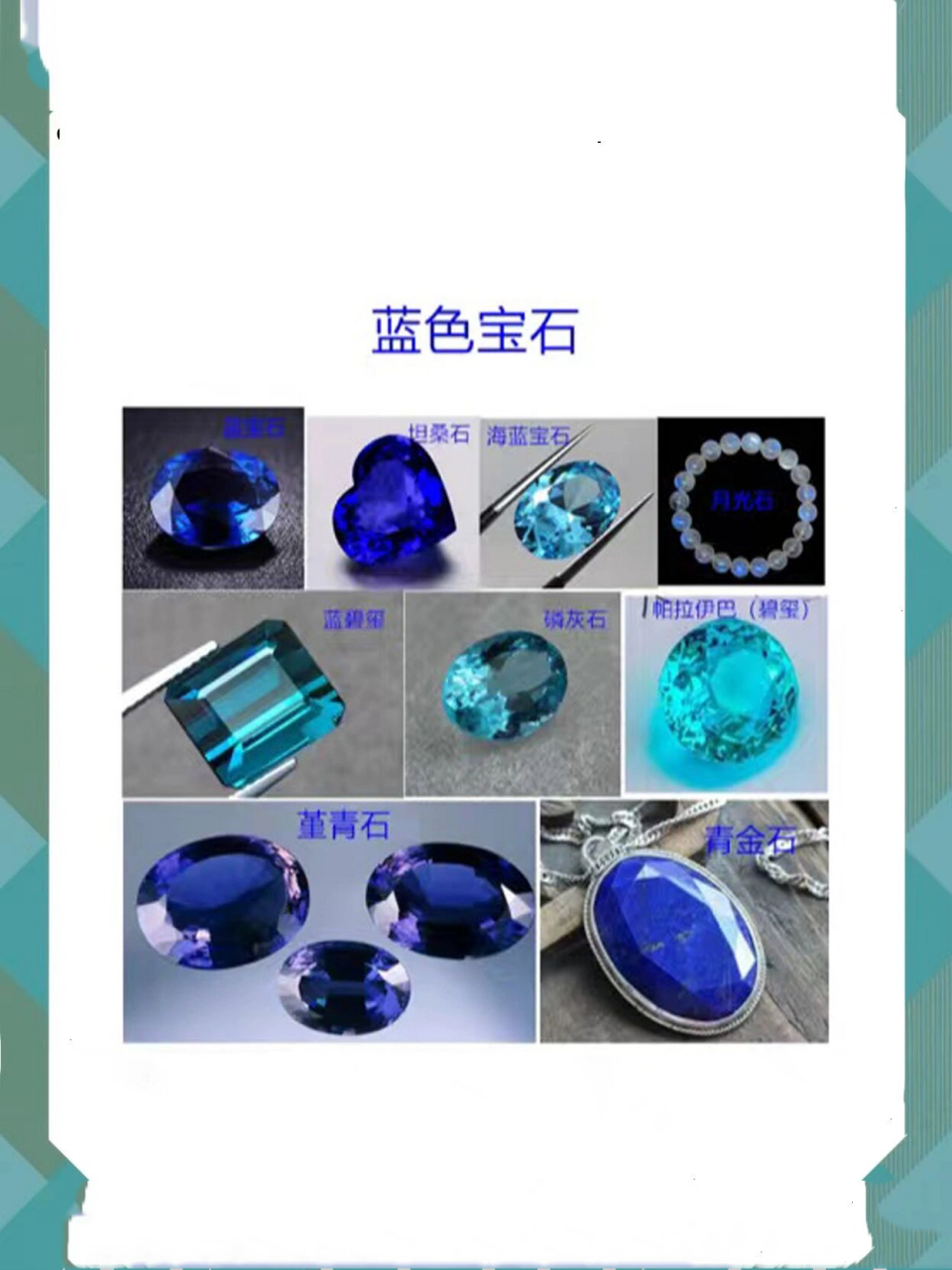 彩色宝石名字有哪些(彩色宝石一共有多少种) 第1张