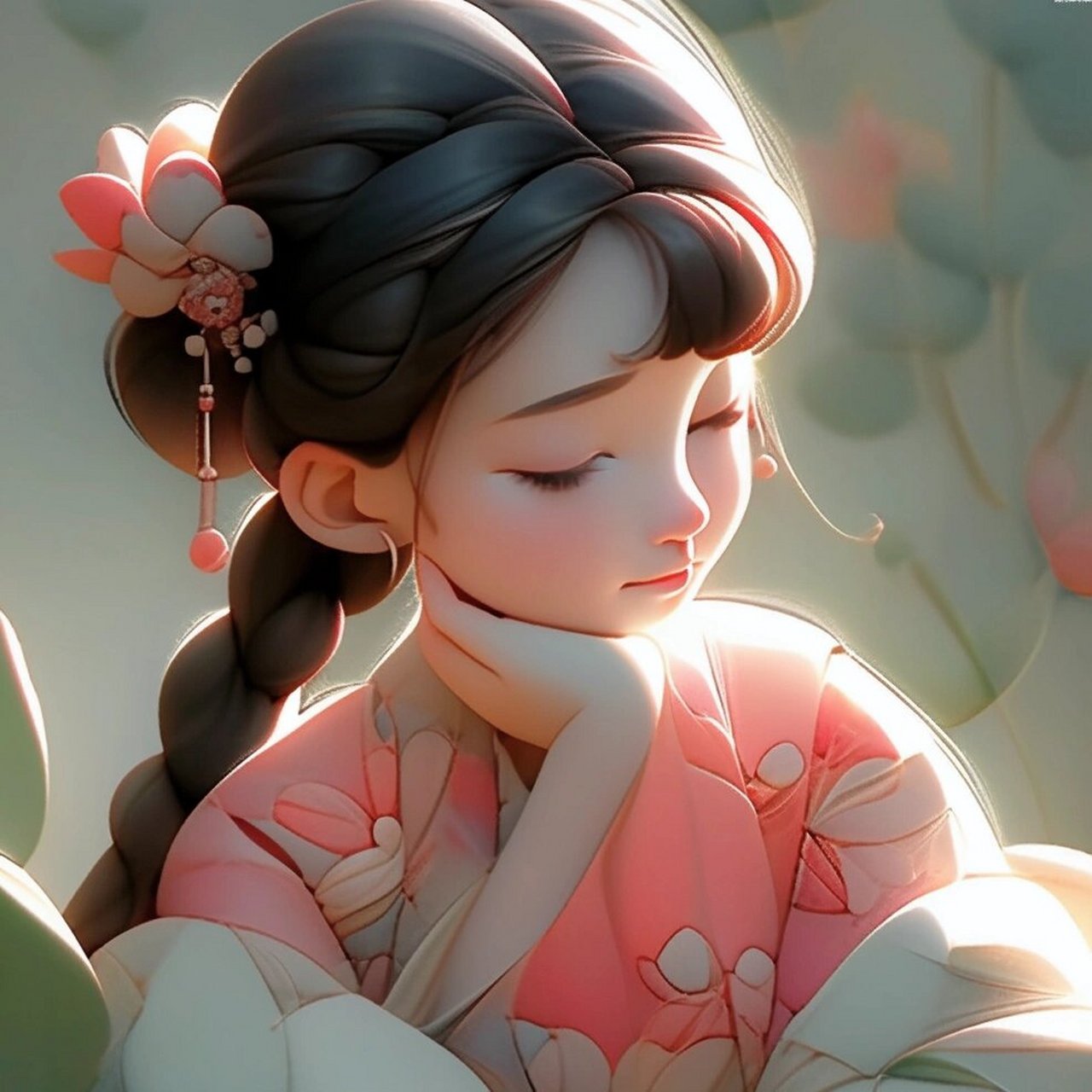 古风仕女头像丨绝代有佳人,幽居在空谷94 可可爱爱全是睫毛,古风