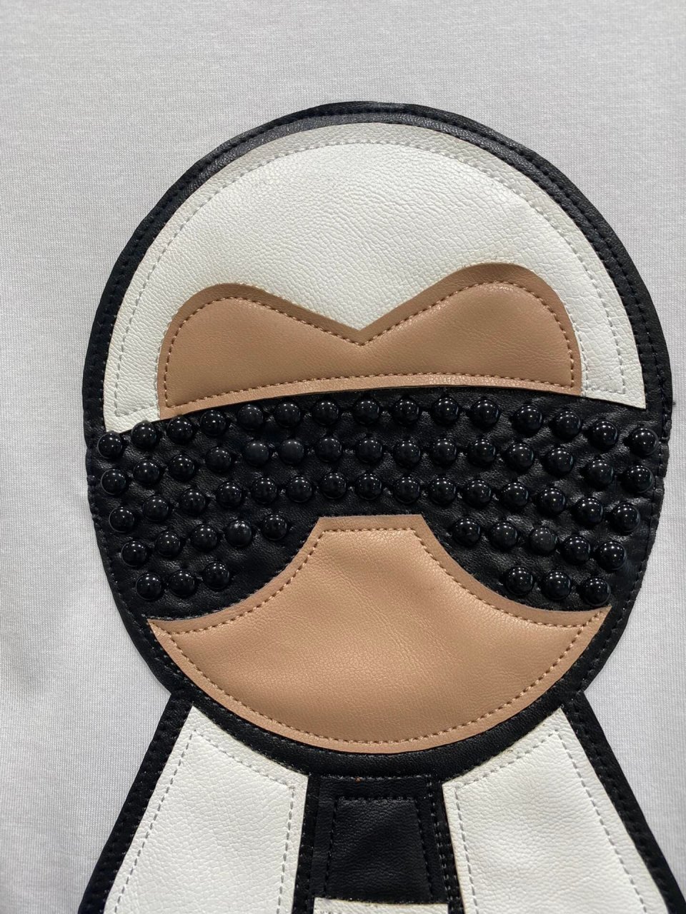 fendi芬迪老佛爷刺绣短袖t恤 3.18