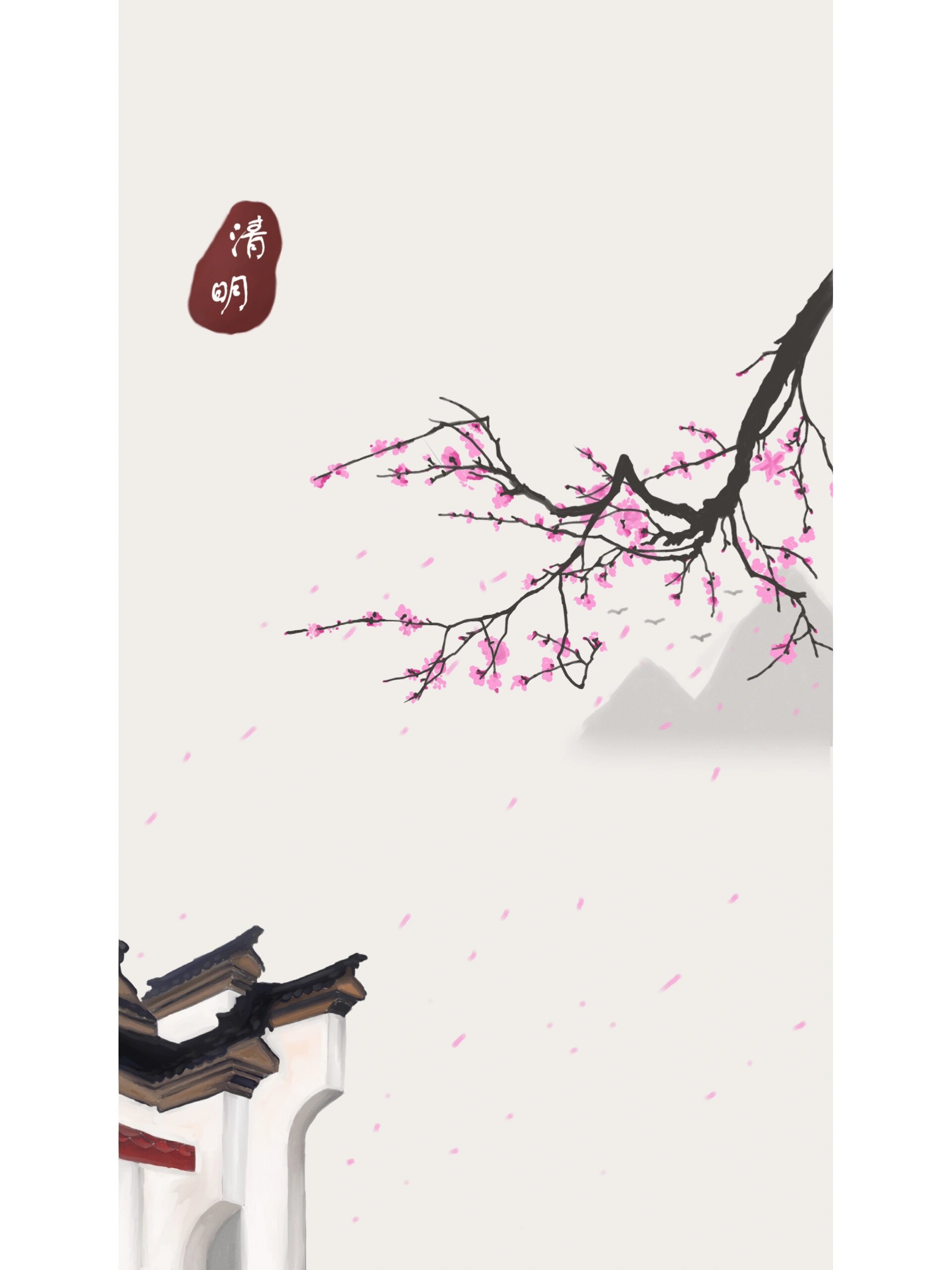 水墨丹青|古风山水设计背景20 7815水墨画是我zui喜欢的画.